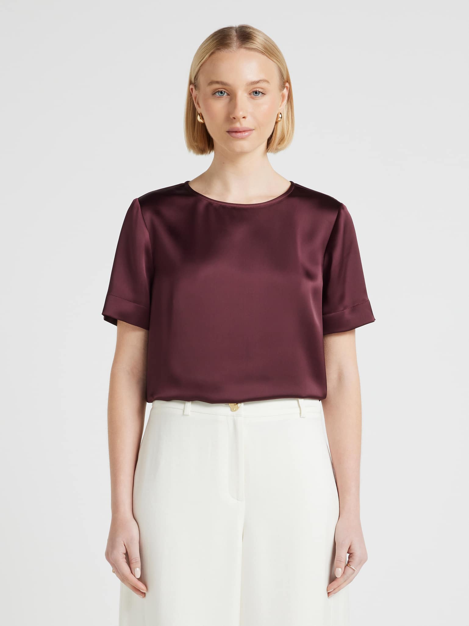 Signature Satin Tee