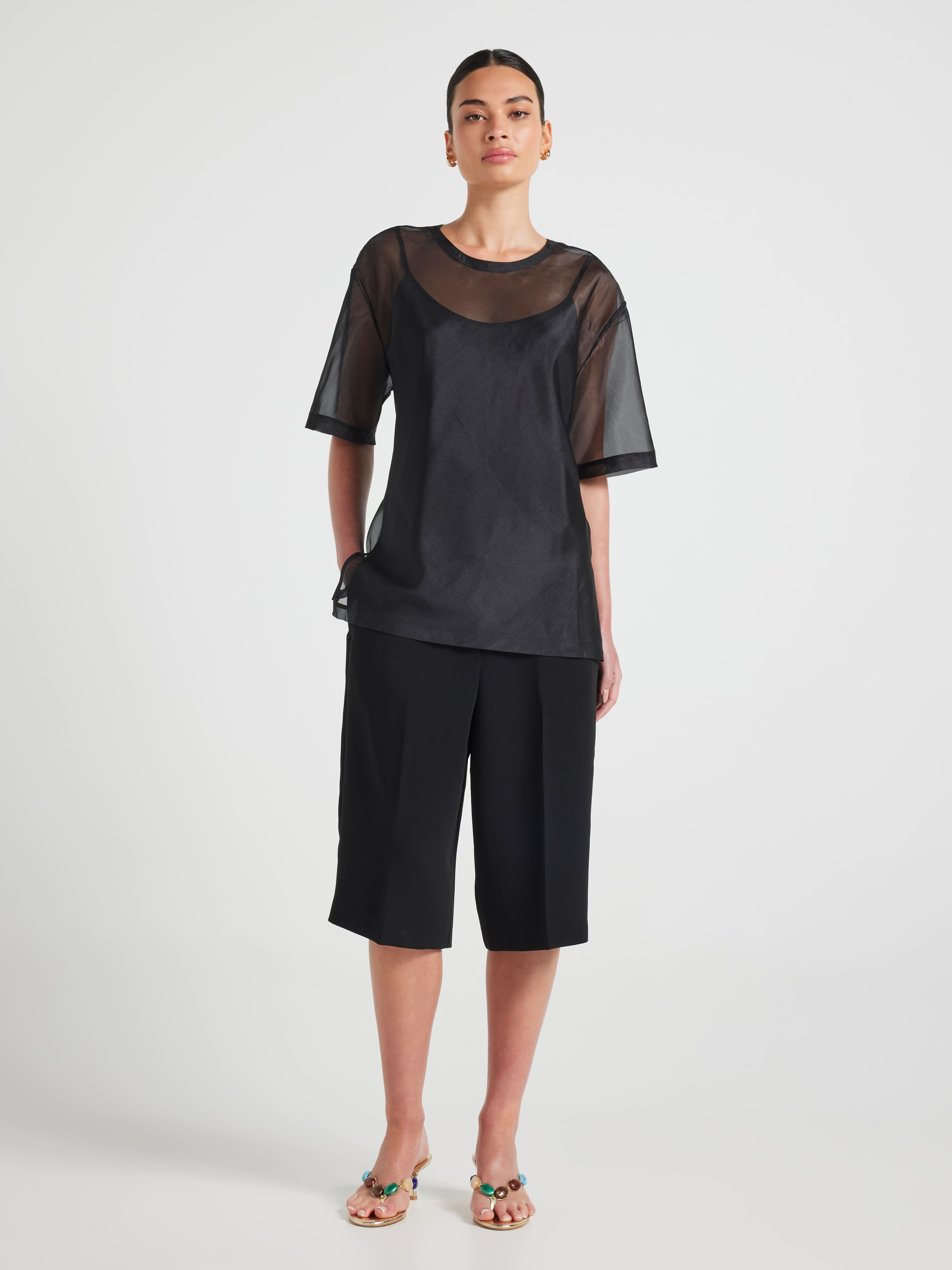 Wrapped In Romance Organza Tee
