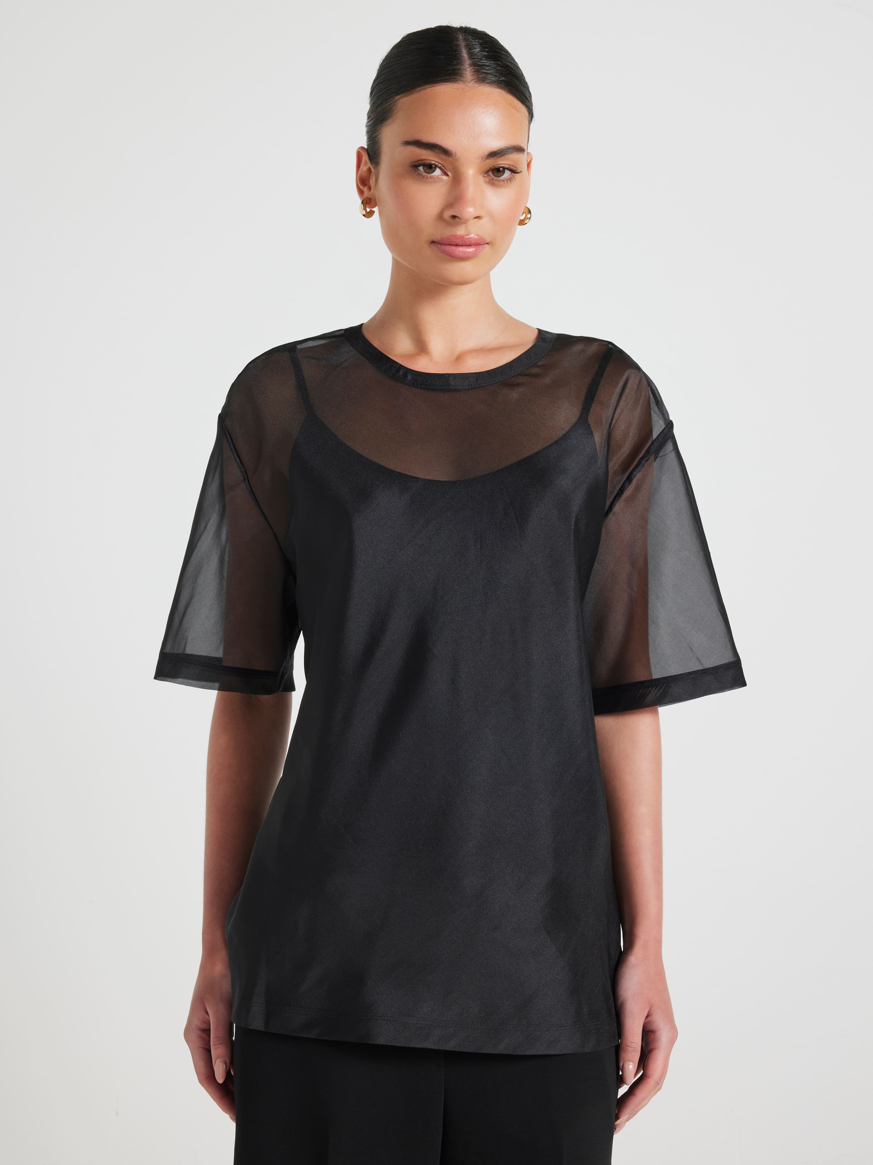 Wrapped In Romance Organza Tee