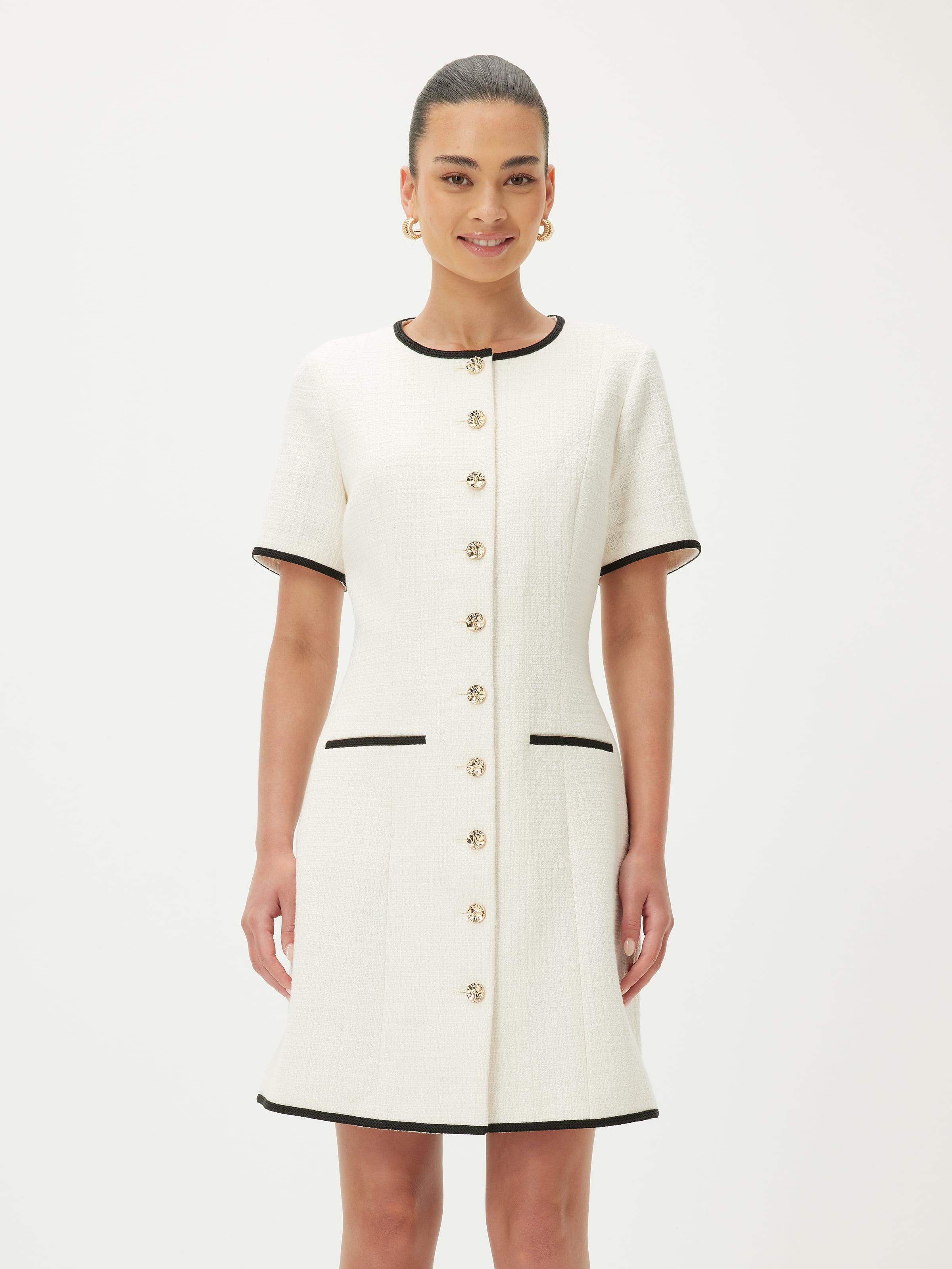 Lilah Boucle Short Dress