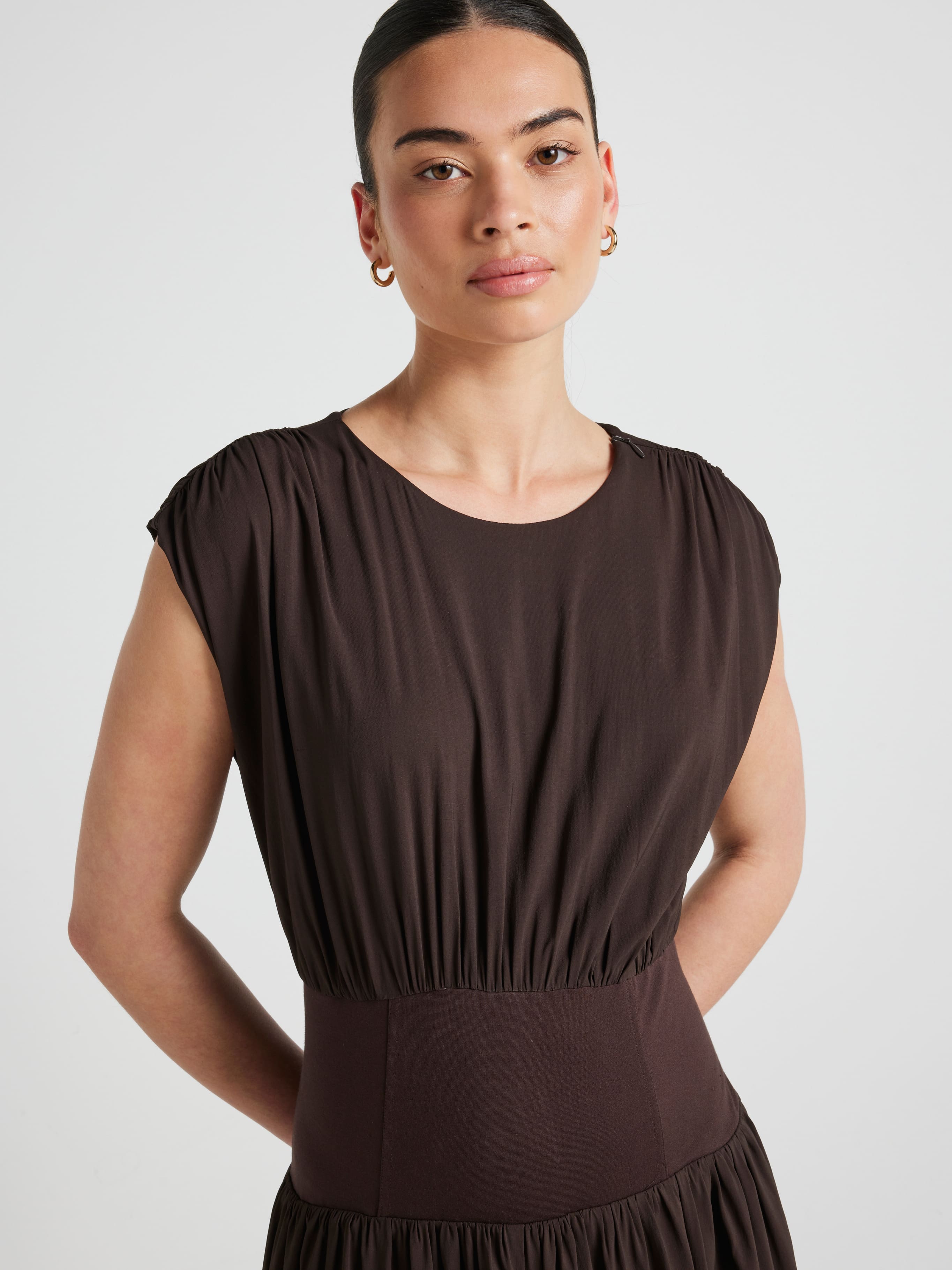 Gia Waisted Midi Dress
