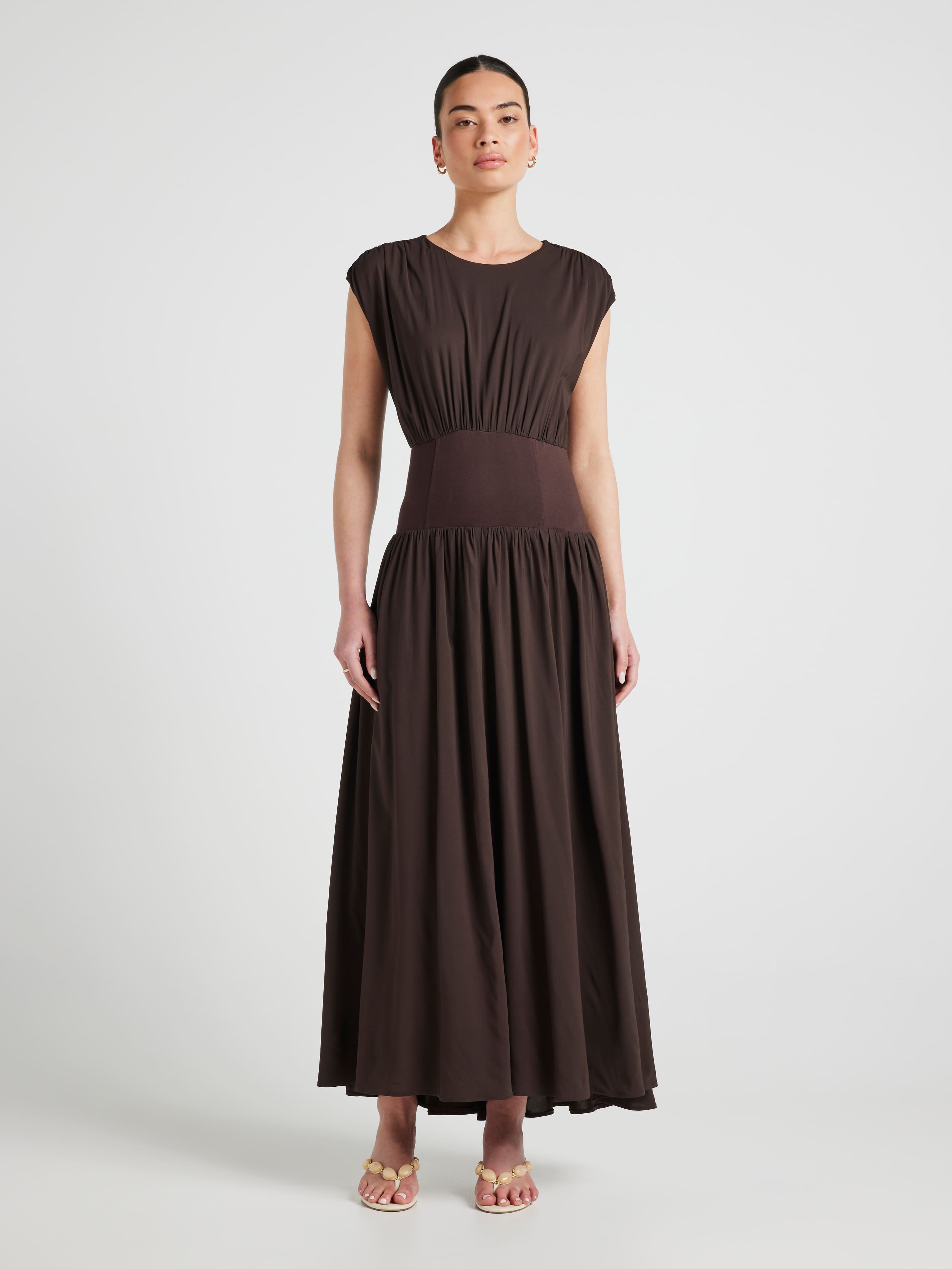 Gia Waisted Midi Dress