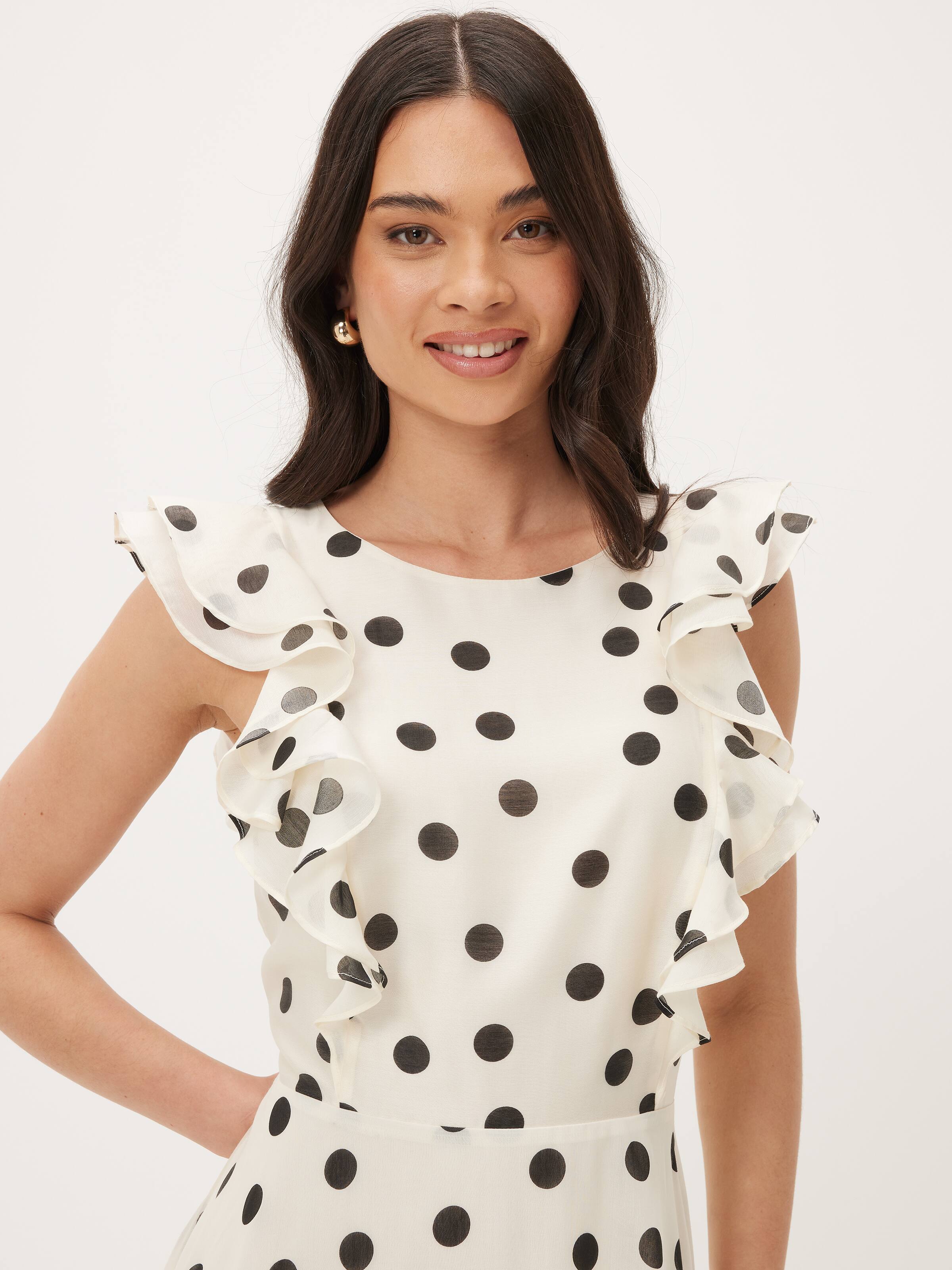 Aria Ruffle Midi Dress