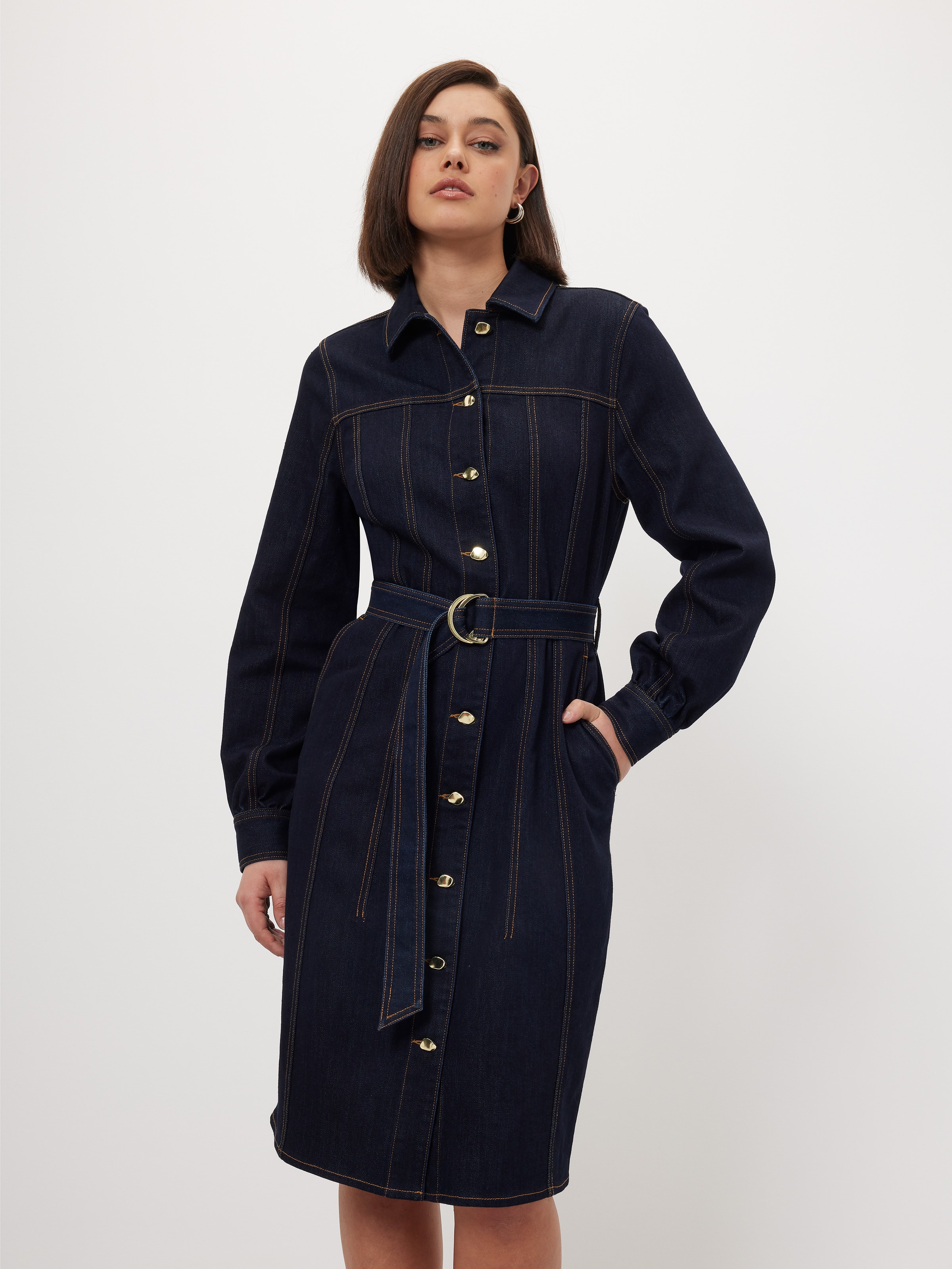 Hayman Denim Knee Length Dress