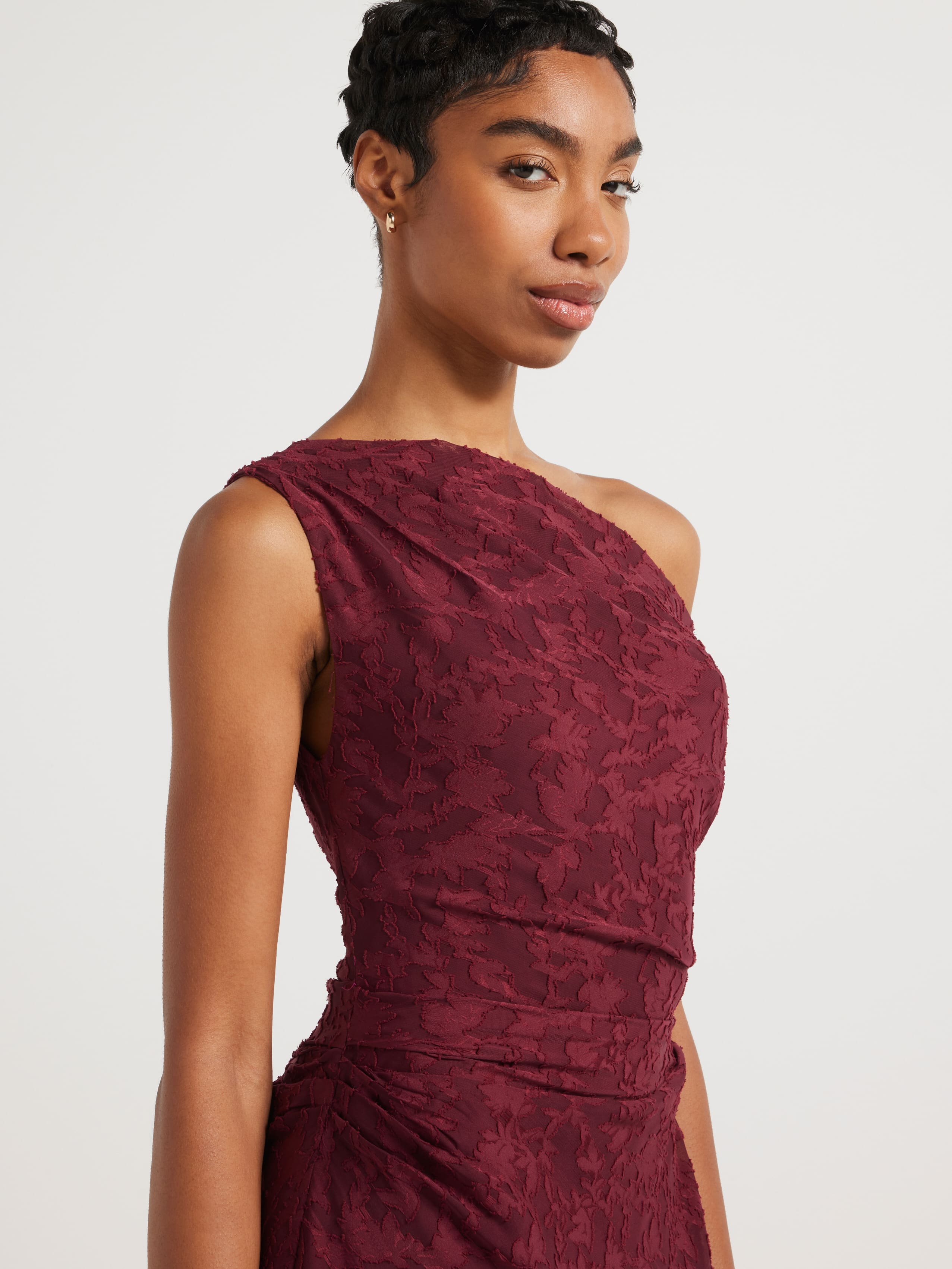 Lexi Jacquard Cowl Neck Slip