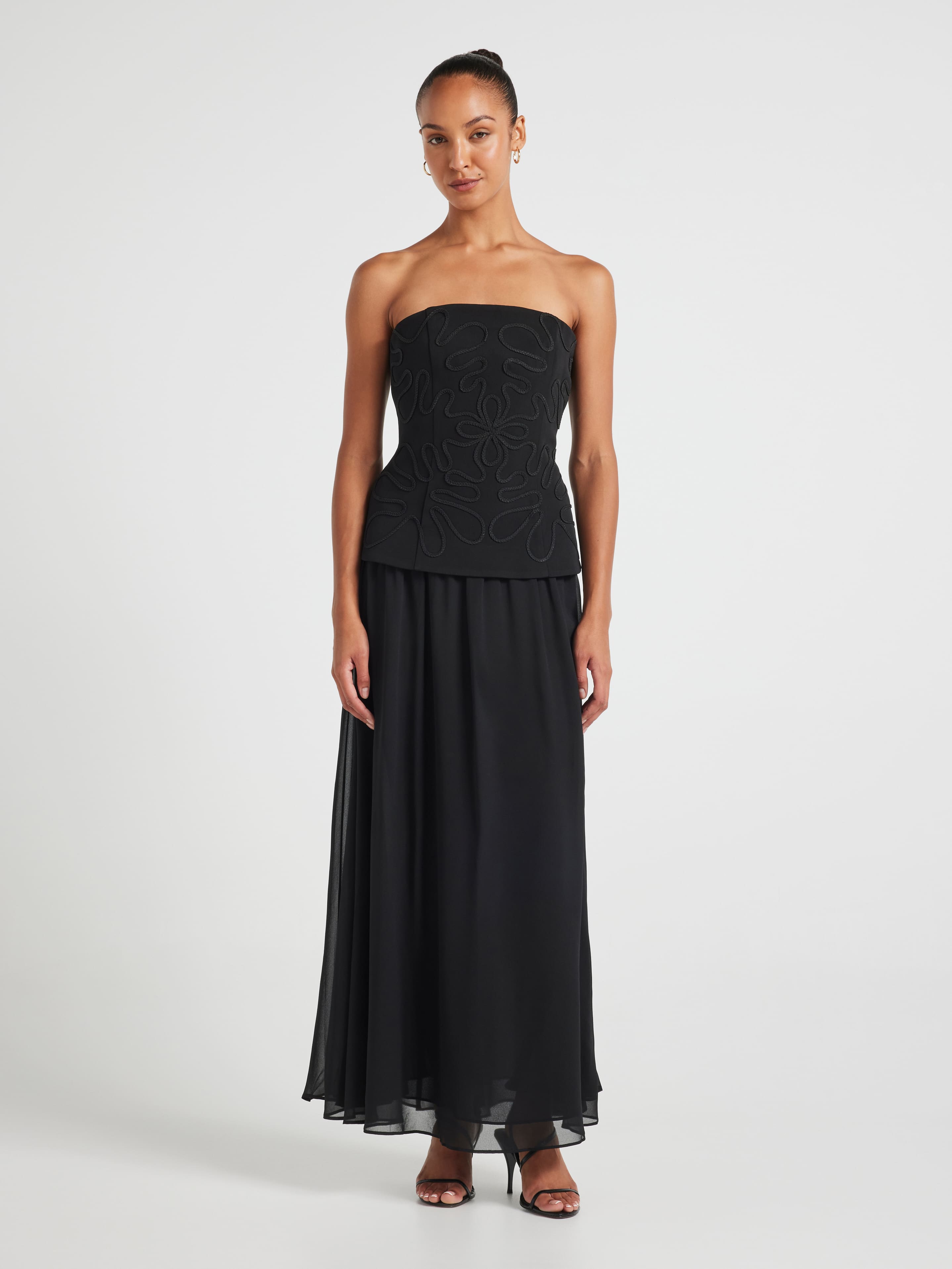 Kaia Embroidered Maxi Dress