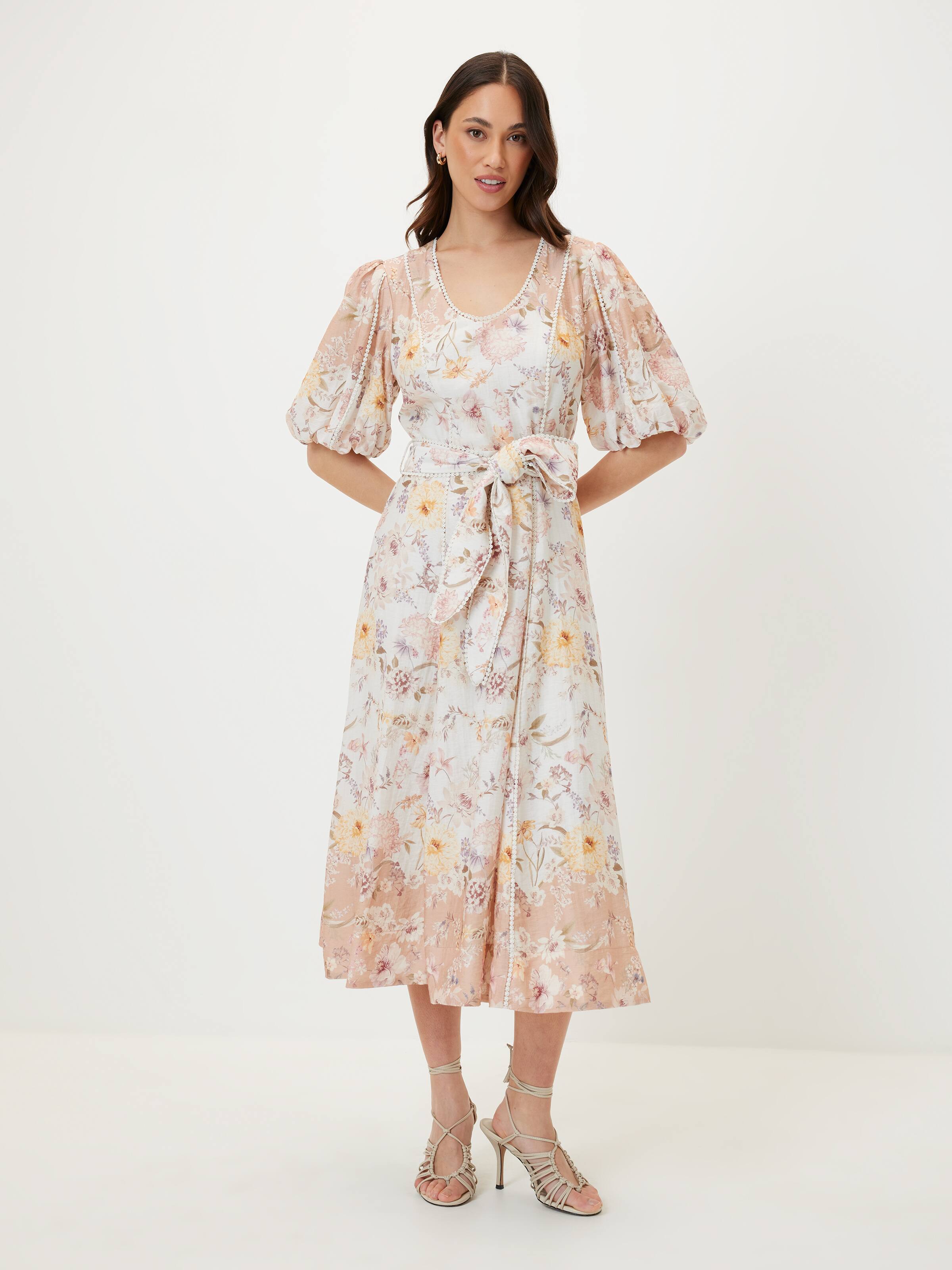 Madeline Trim Midi Dress