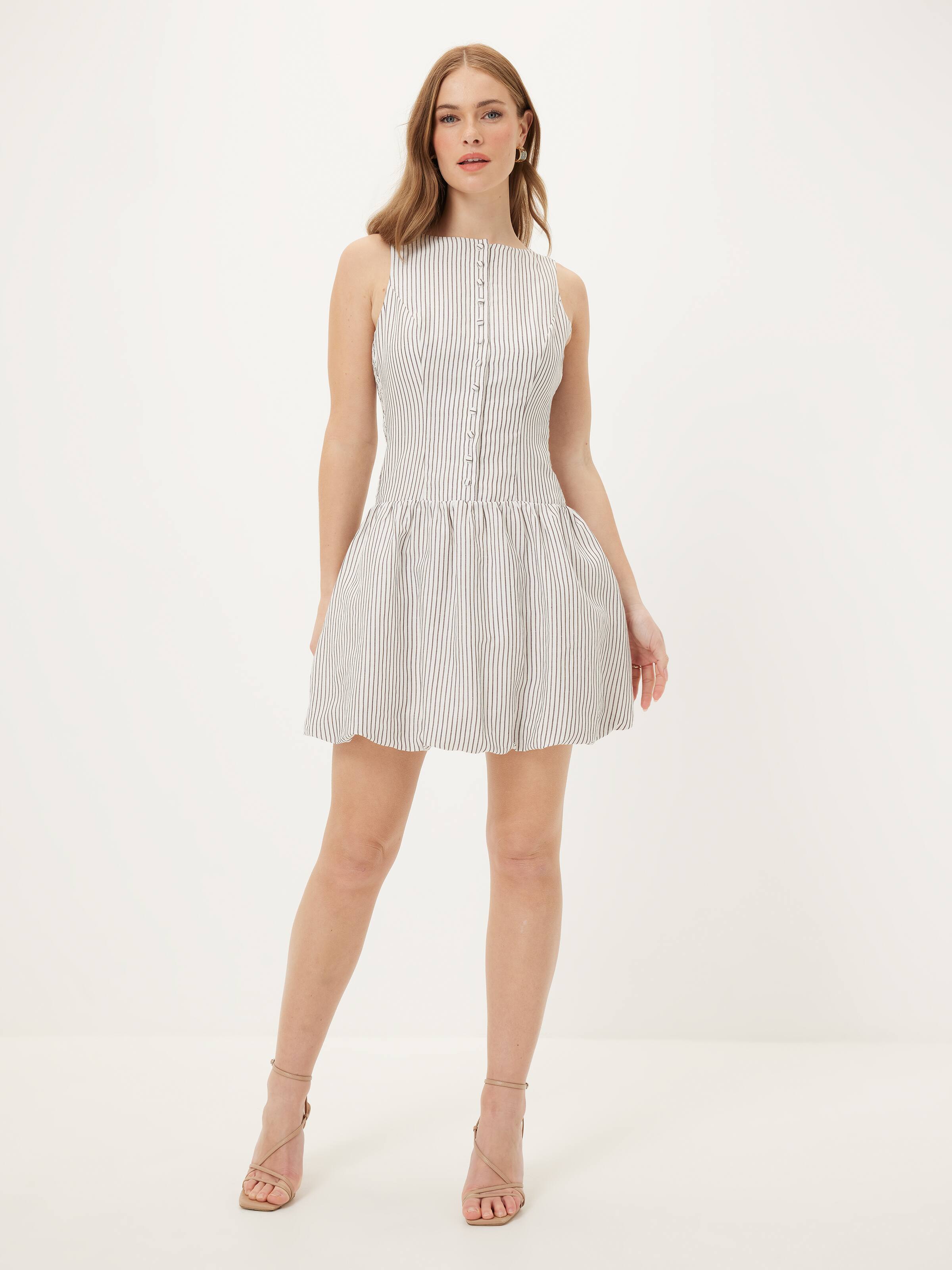 Brooks Bubble Hem Short Dress