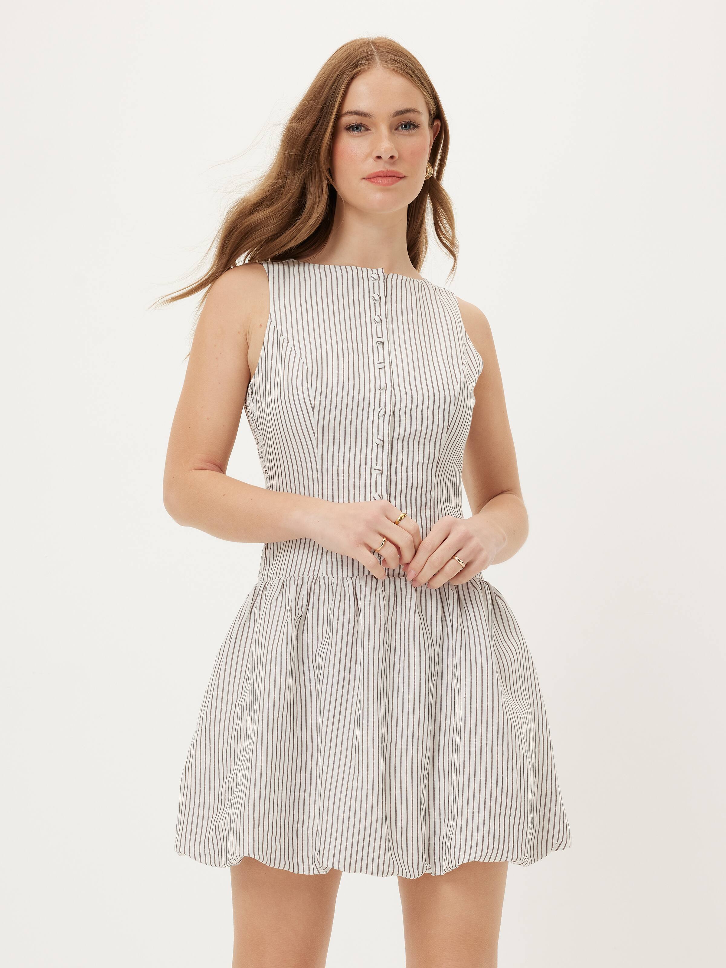 Brooks Bubble Hem Short Dress