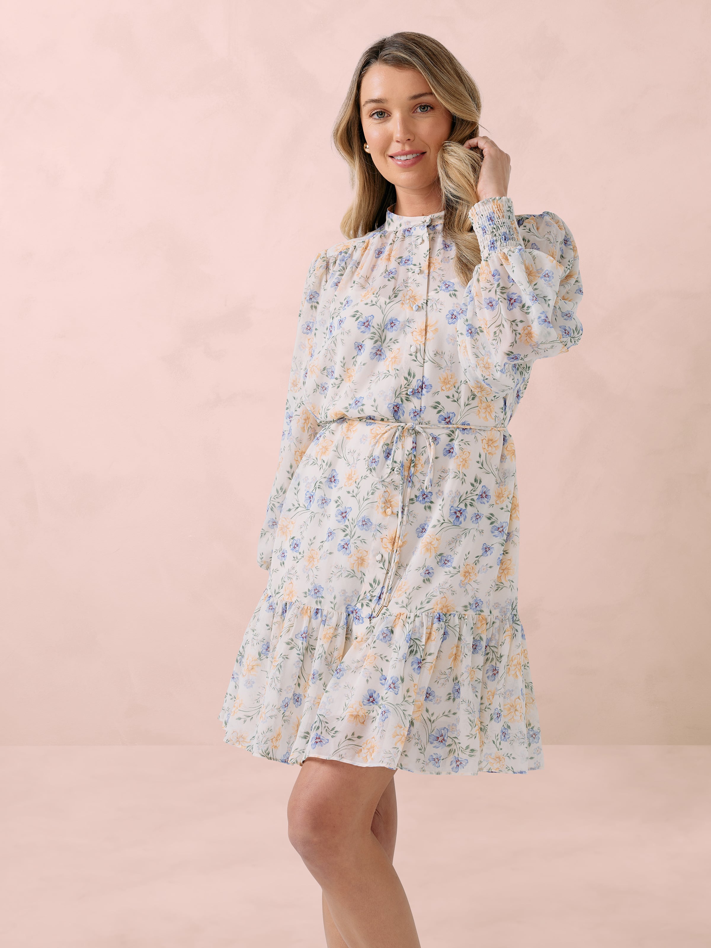 Odna Short Shirt Dress