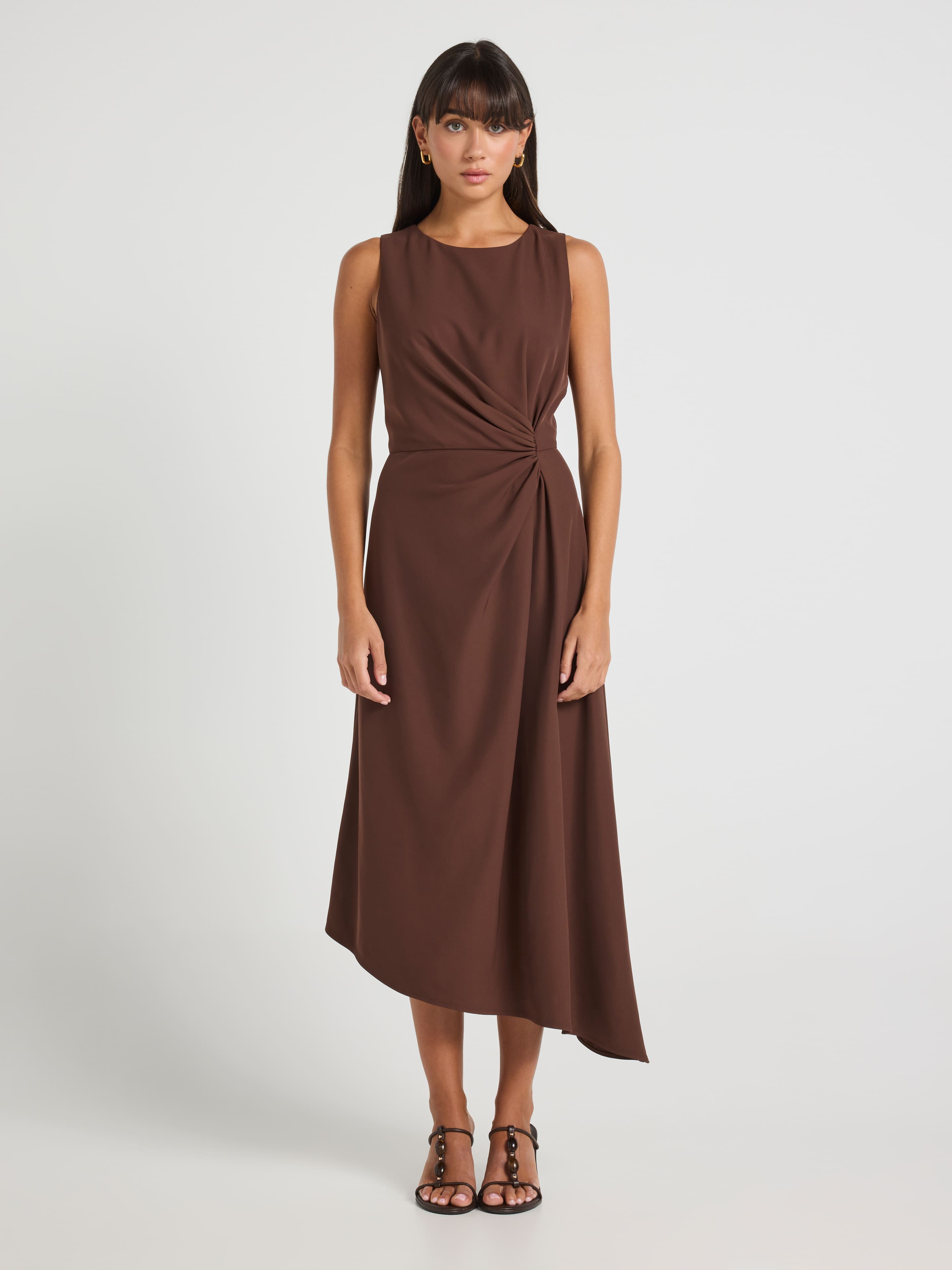 Nikita Ruched Midi Dress