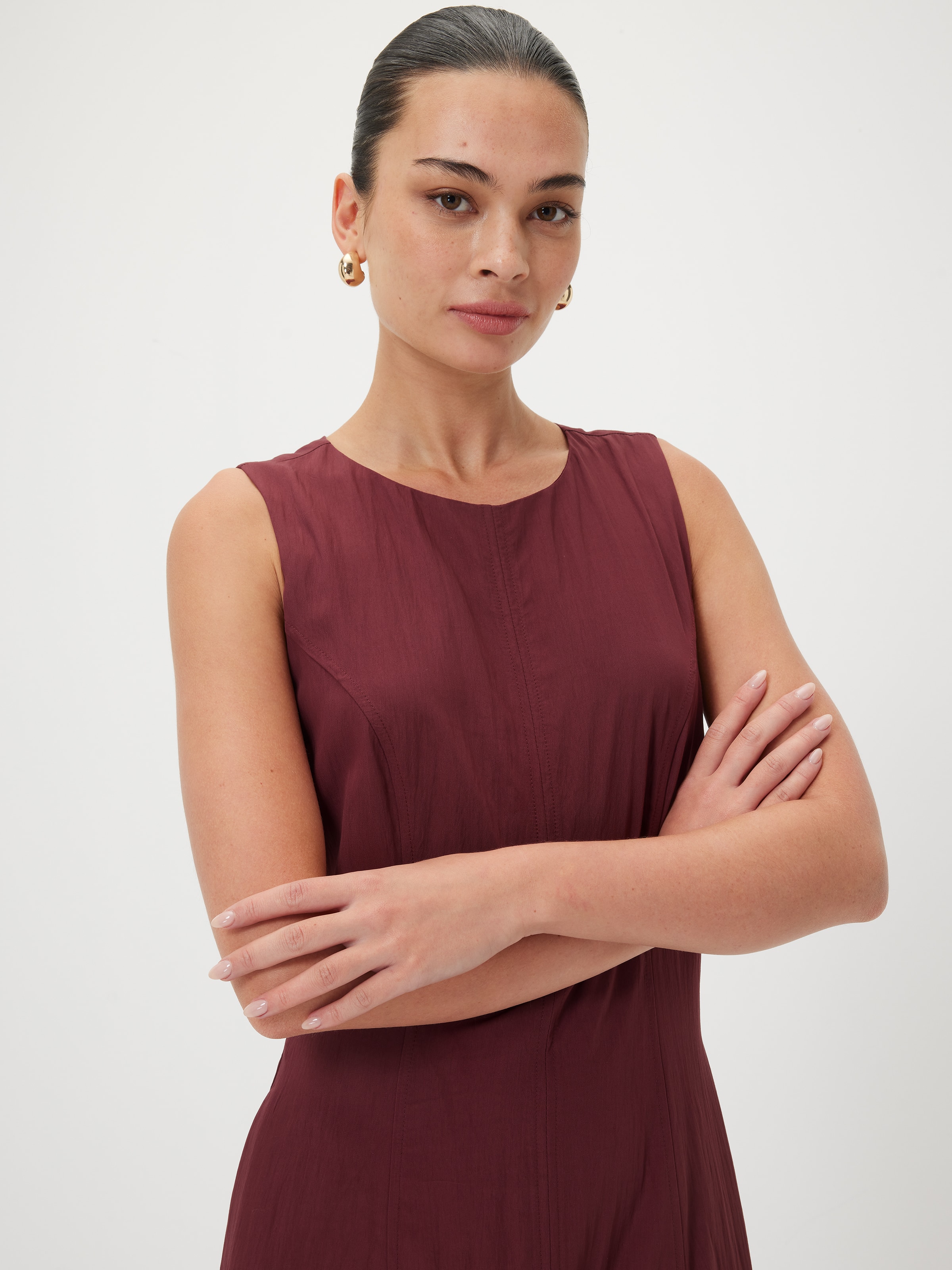 Chelsea Bubble Hem Midi Dress