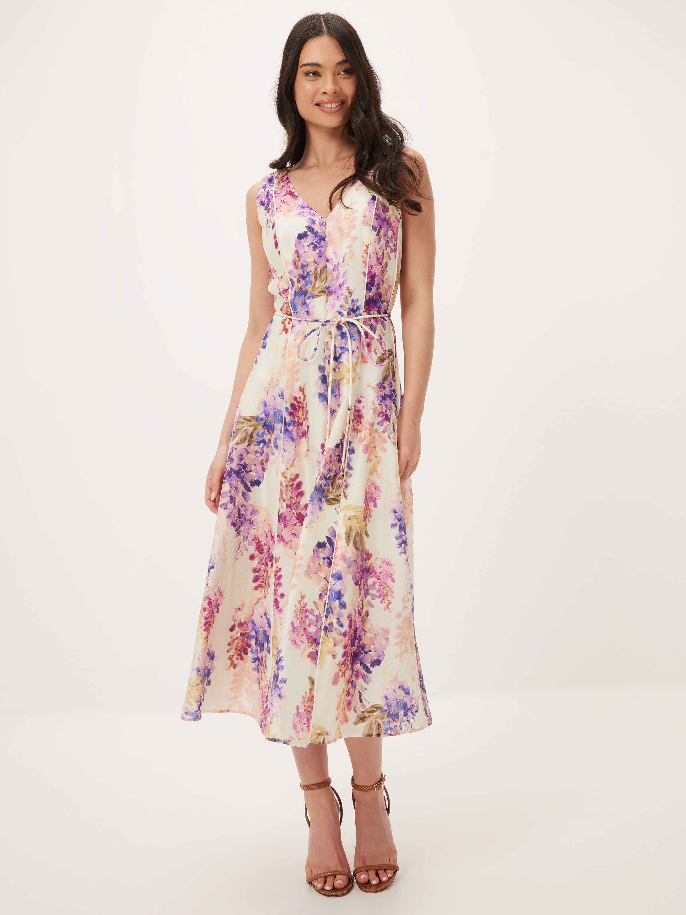 Mira Sleeveless Midi Dress