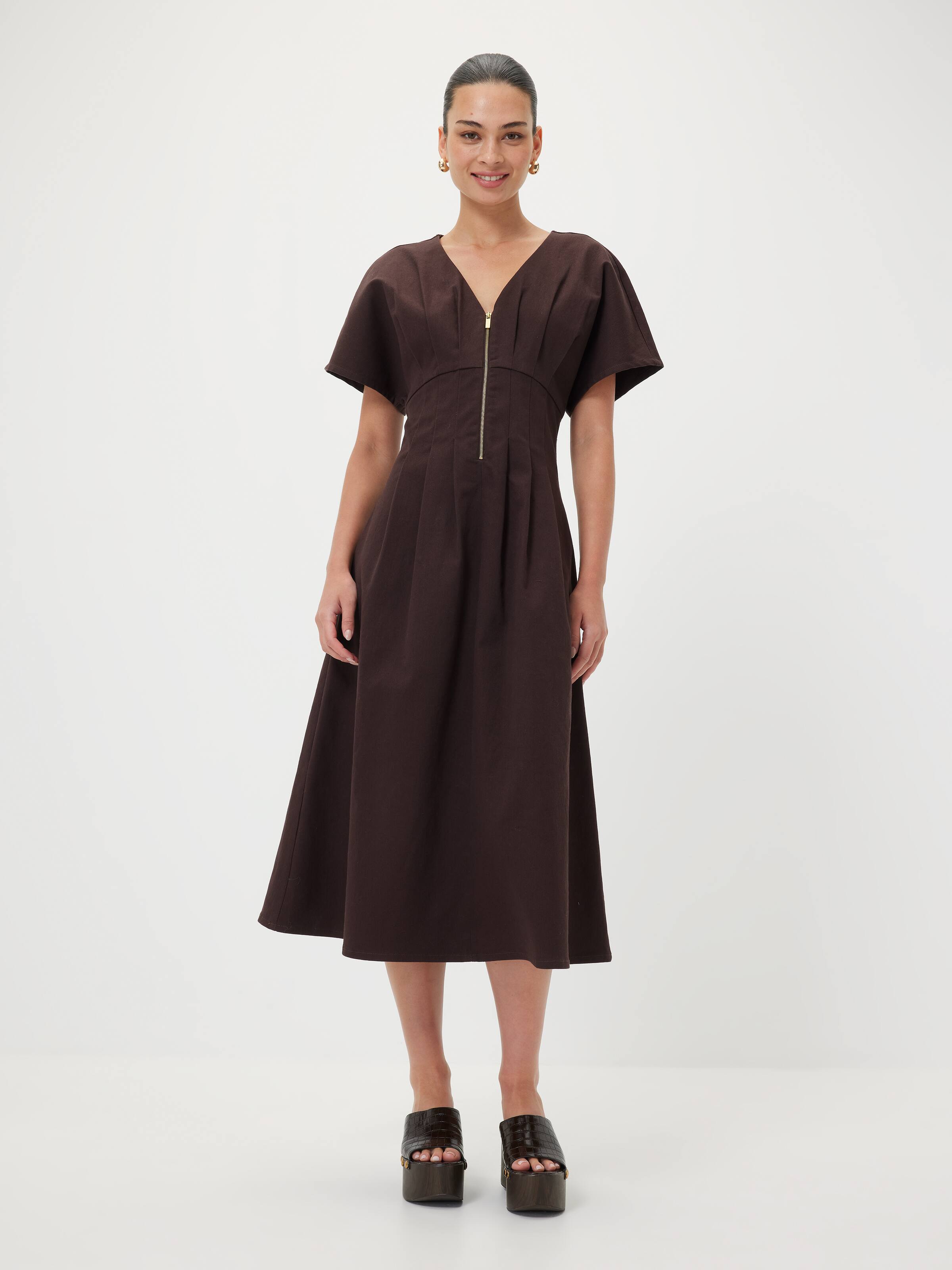 Montana Denim Midi Dress