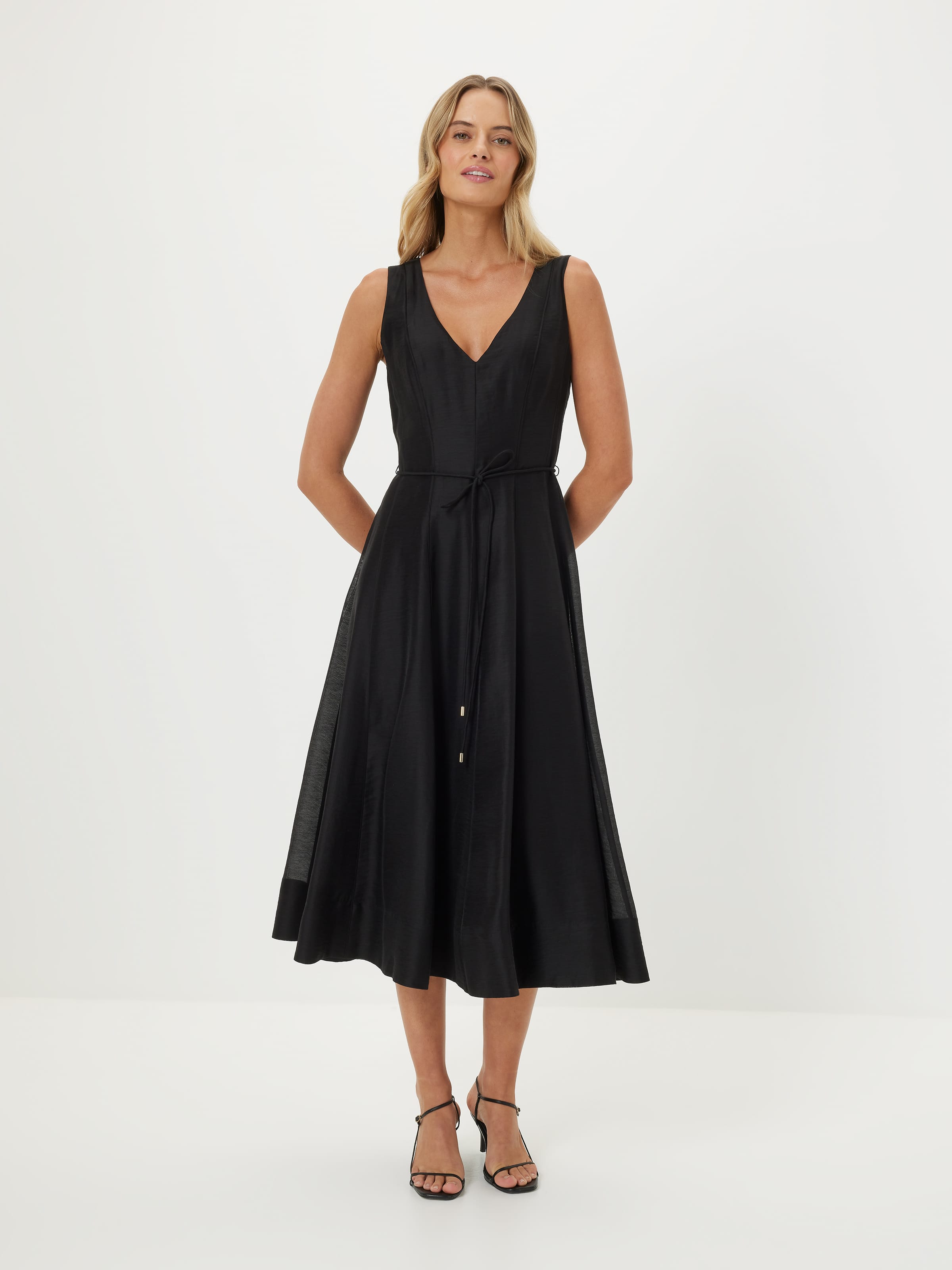 Mira Sleeveless Midi Dress