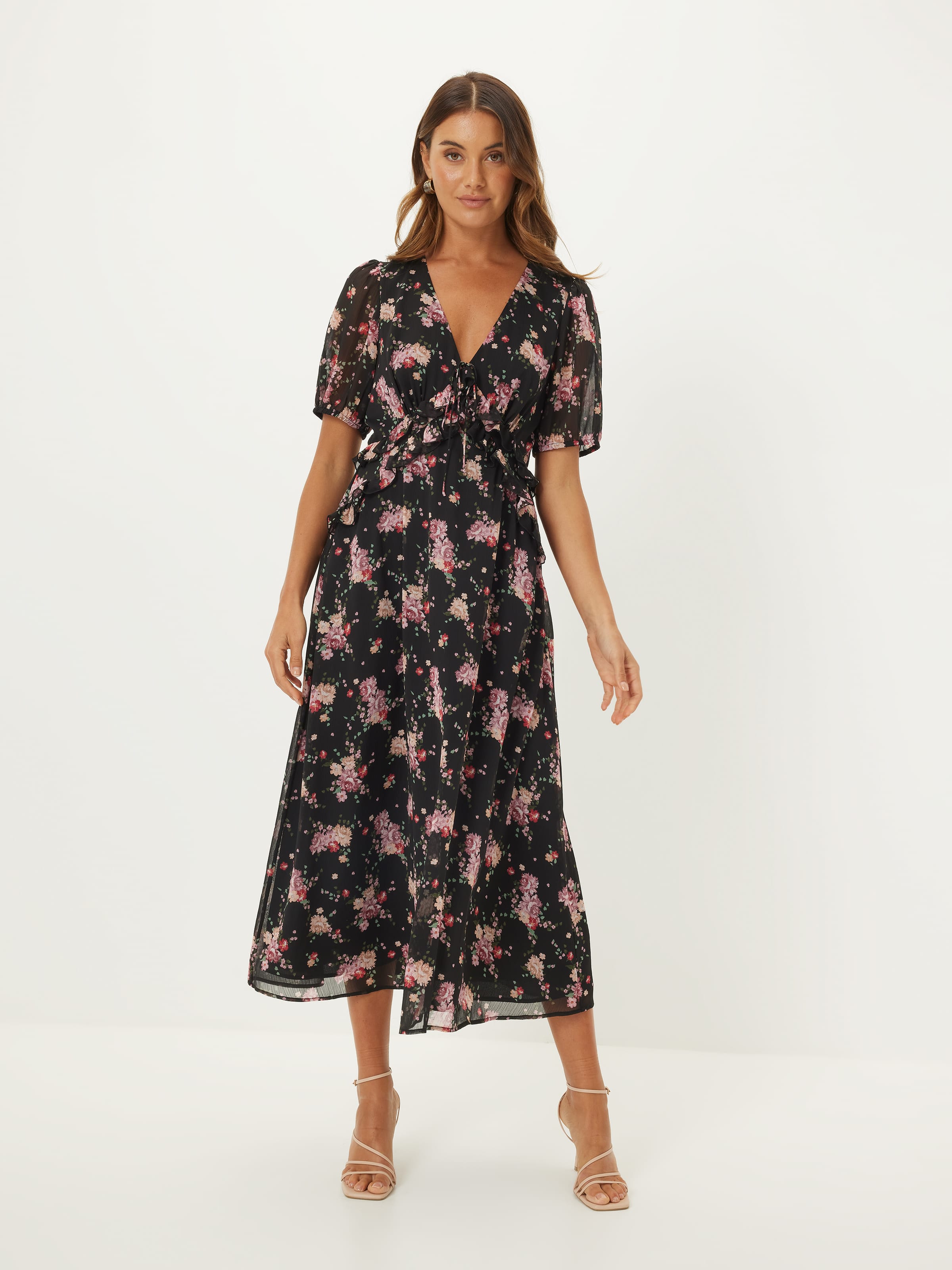 Danna Soft Ruffle Dress