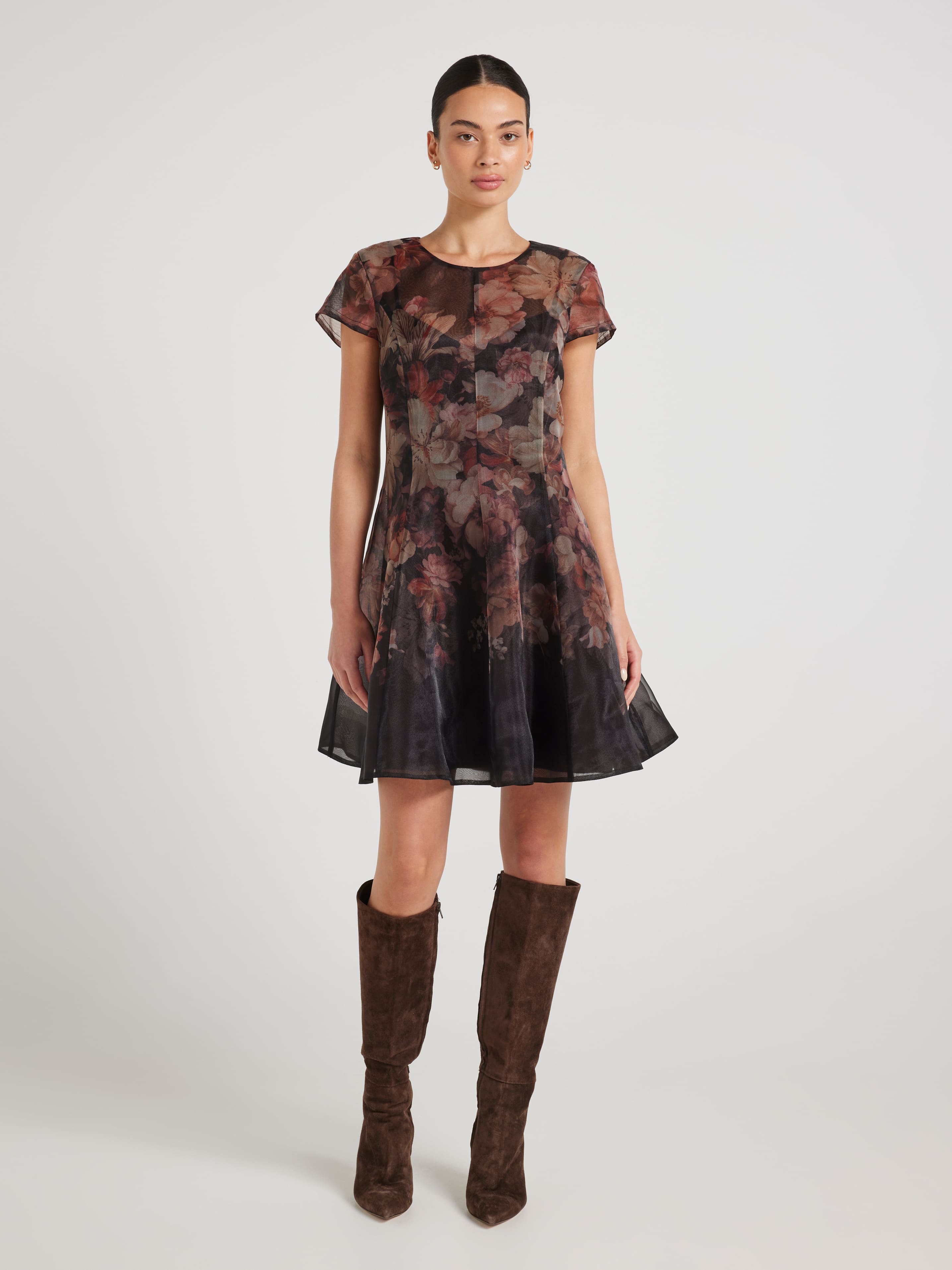 Scarlett Sheer Short Dress