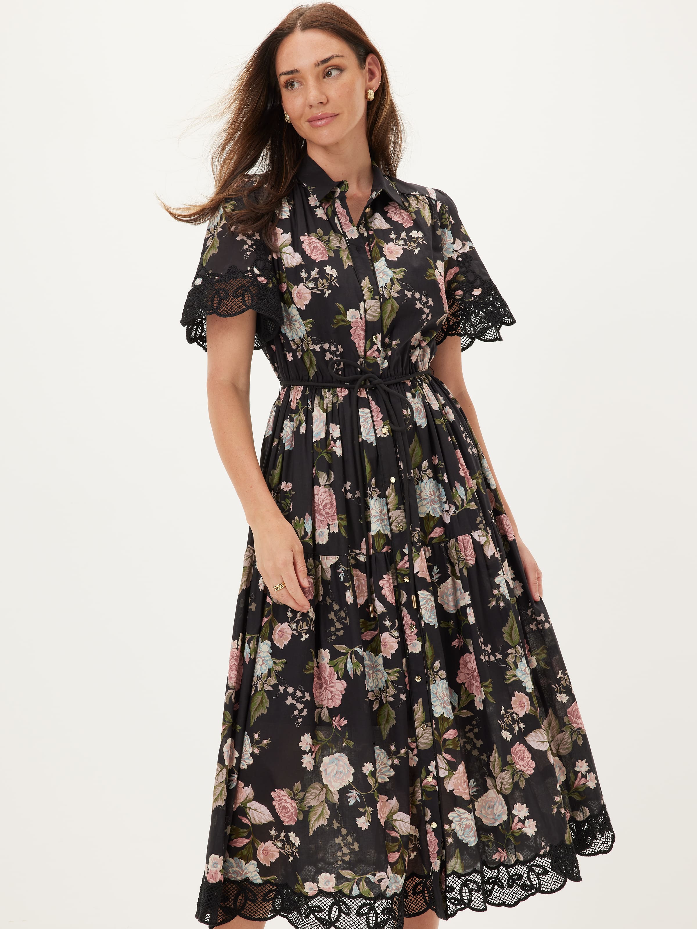 Zora Short Sleeve Midi Dress