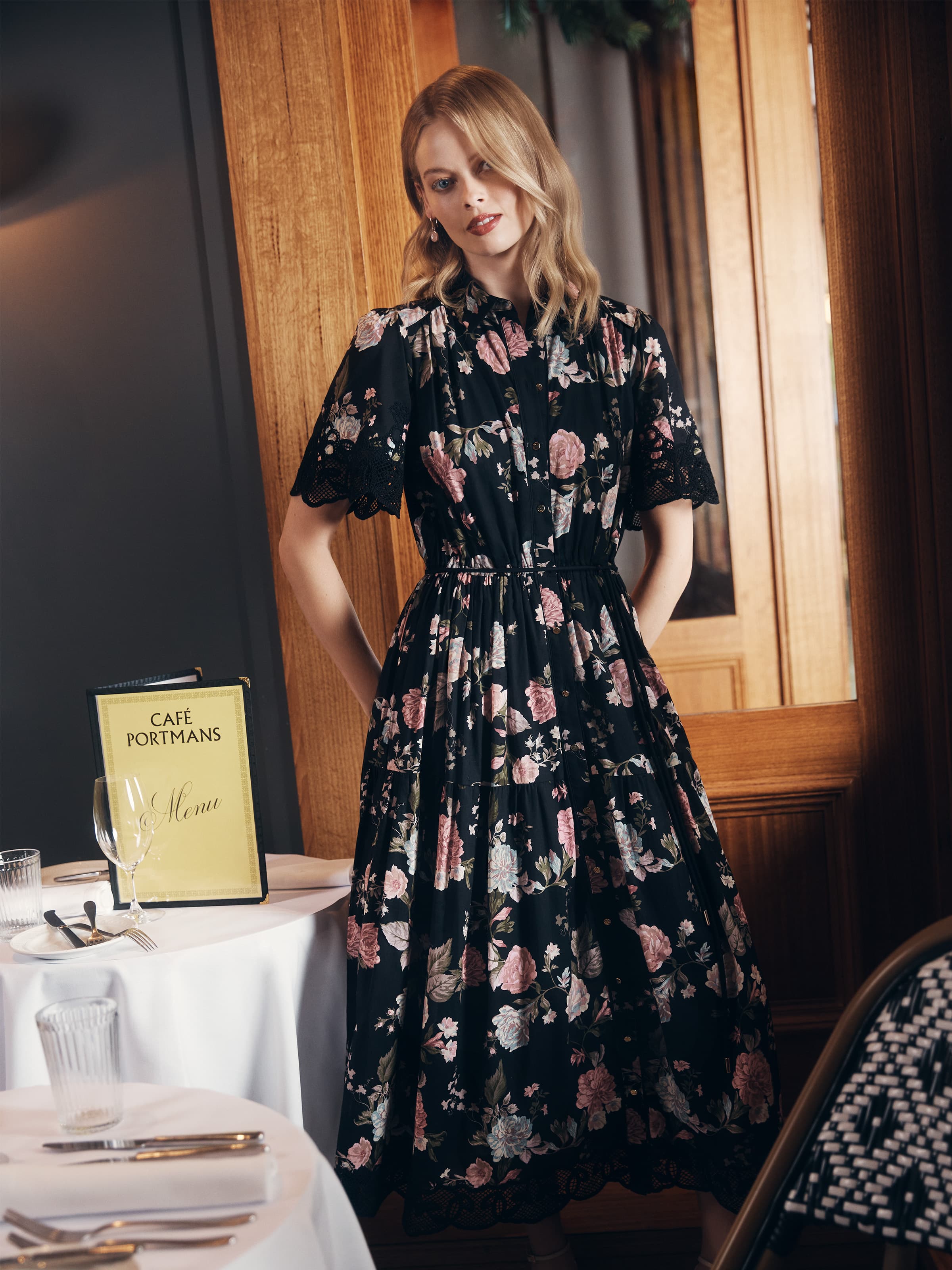 Zora Short Sleeve Midi Dress