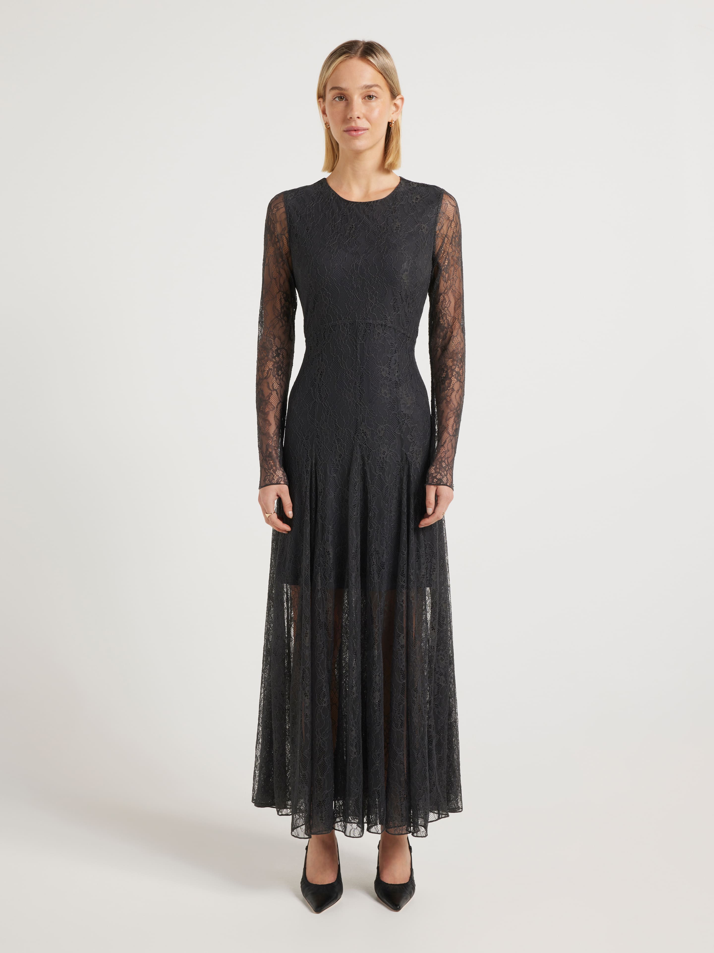 Maeve Lace Long Sleeve Dress