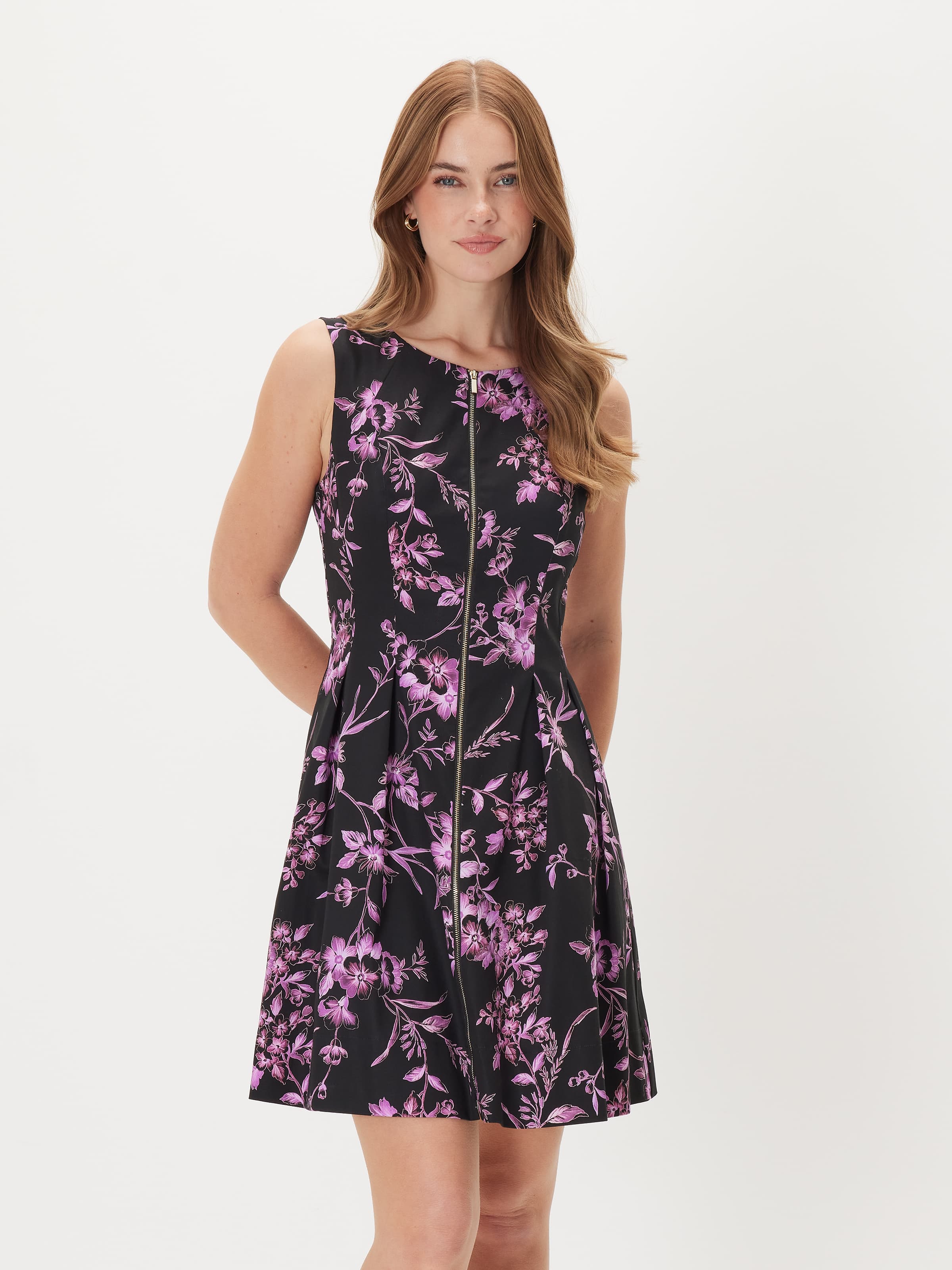 Sabrina Zip Through Dress
