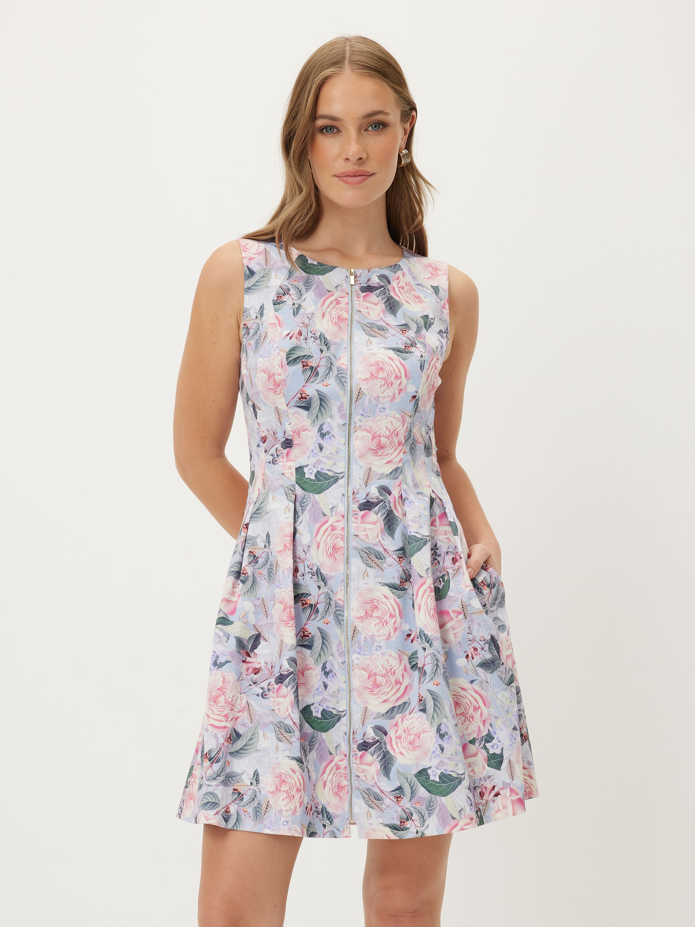 Sabrina Zip Thru Dress
