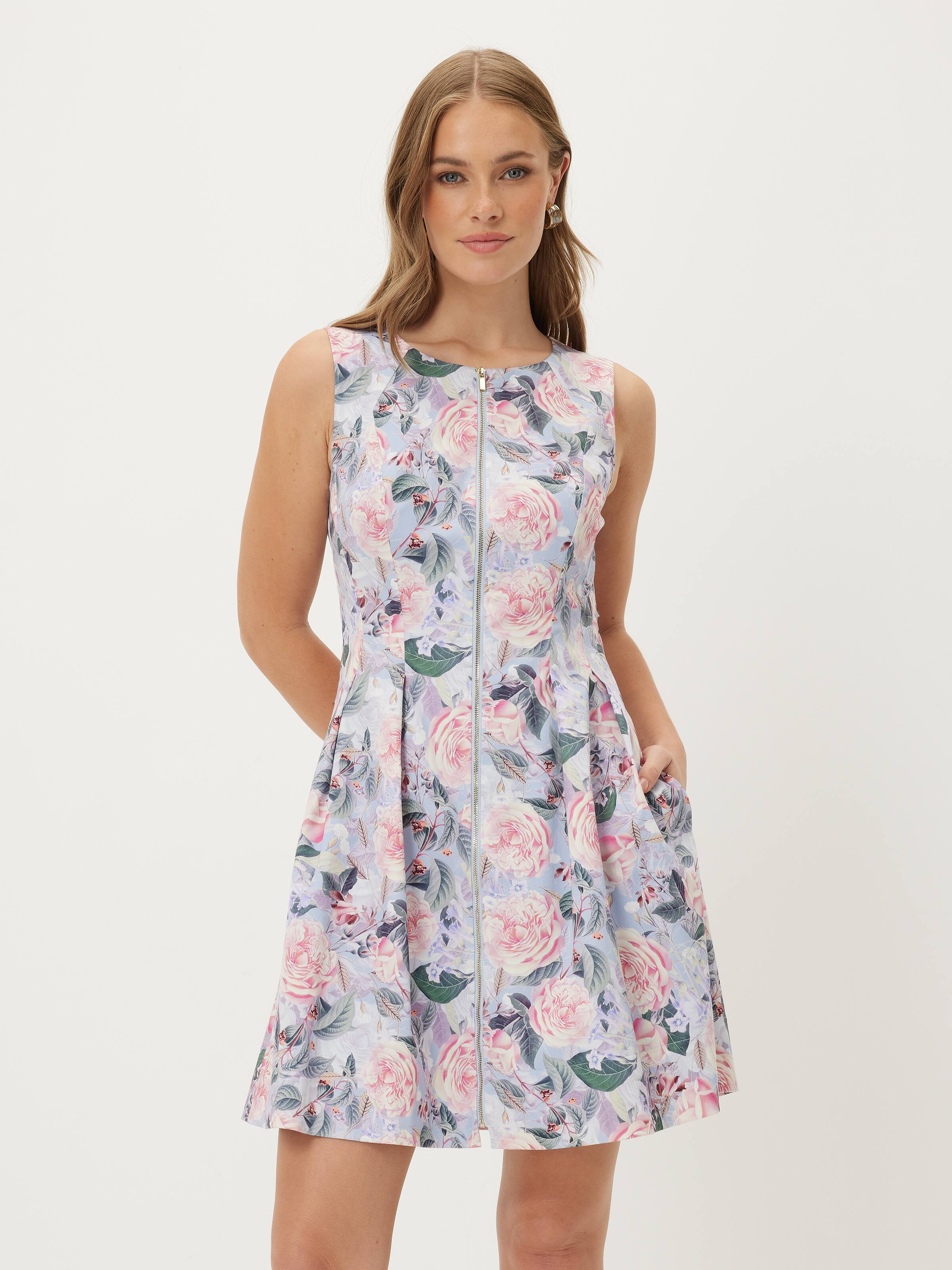 Sabrina Zip Through Dress