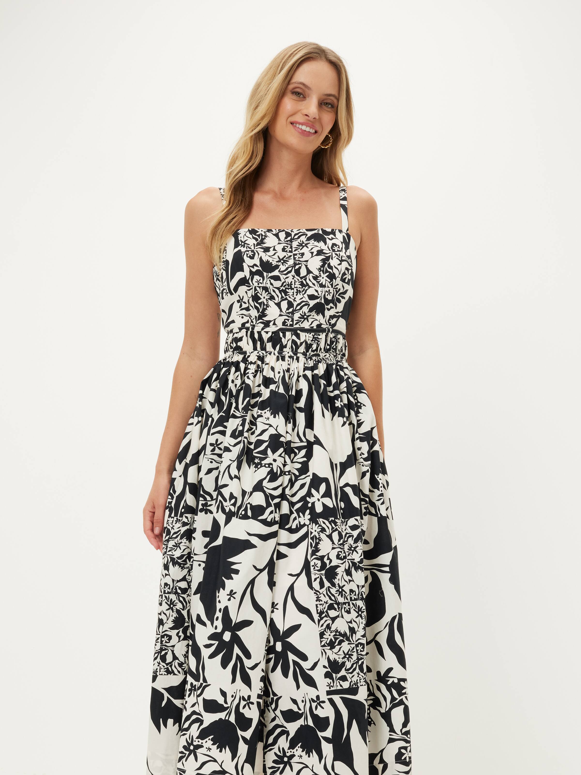 Brielle Strappy Midi Dress