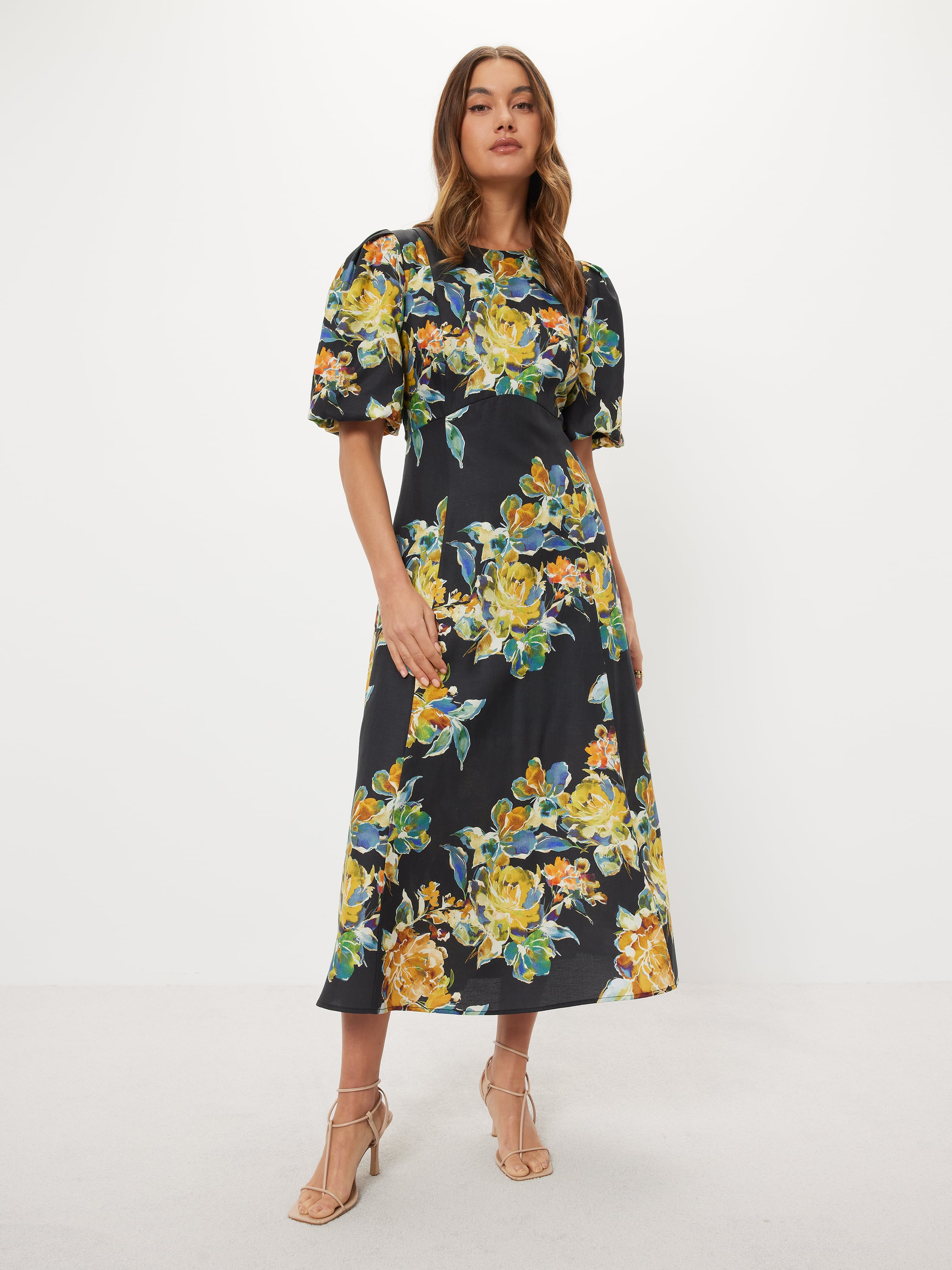 Ellie Short Sleeve Midi Dress