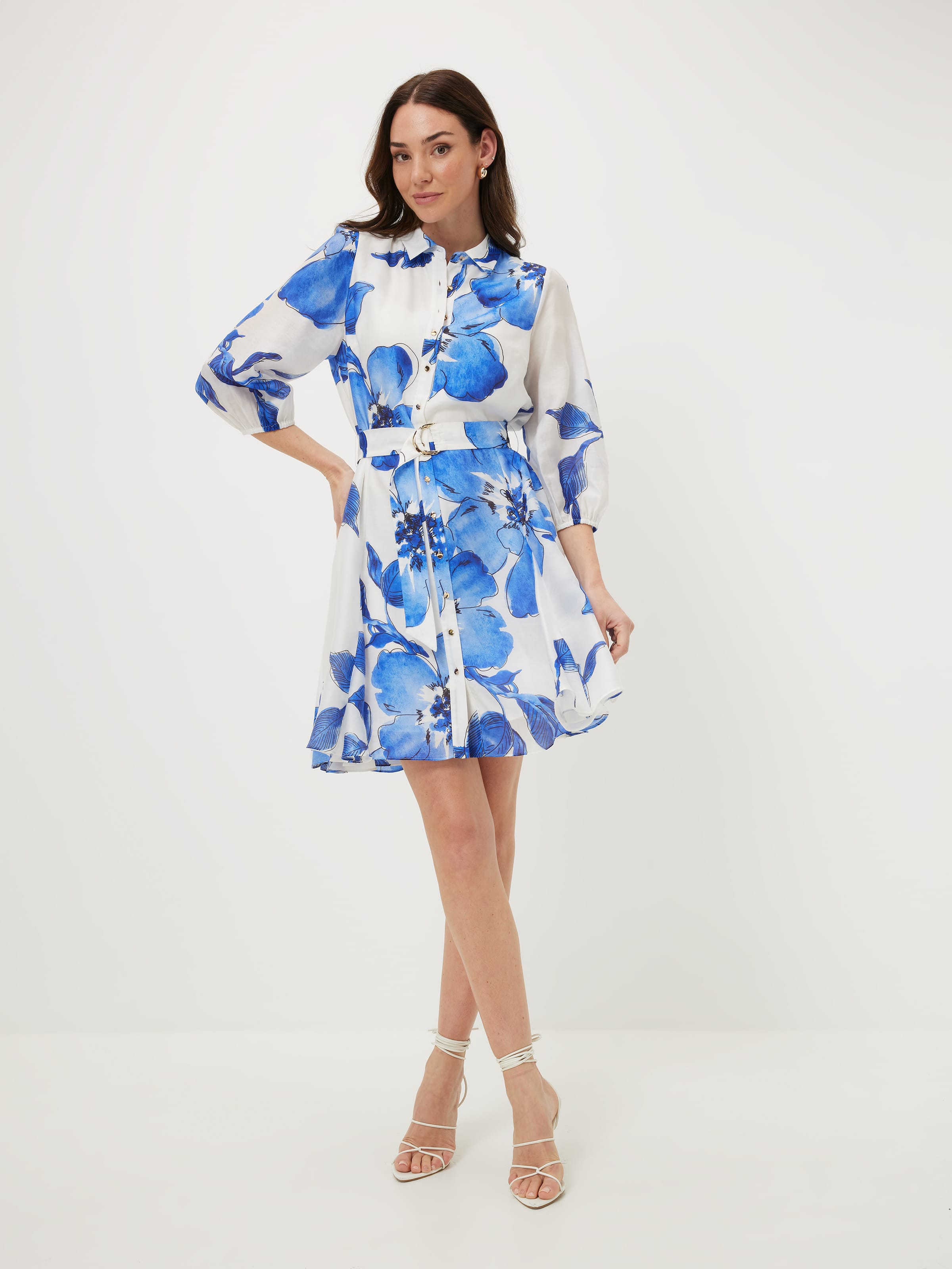 Penny 3/4 Sleeve Short Dress