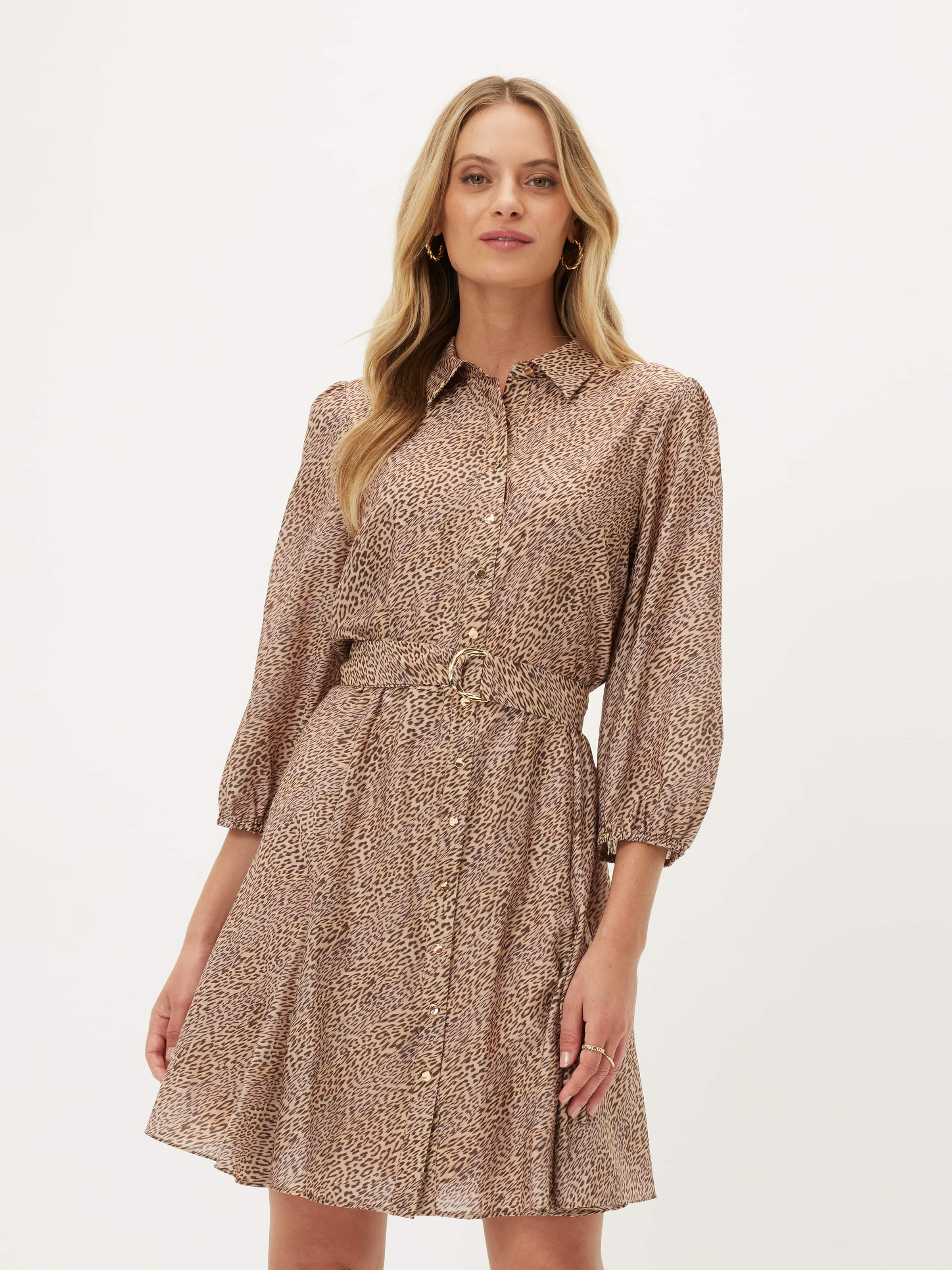 Penny 3/4 Sleeve Short Dress