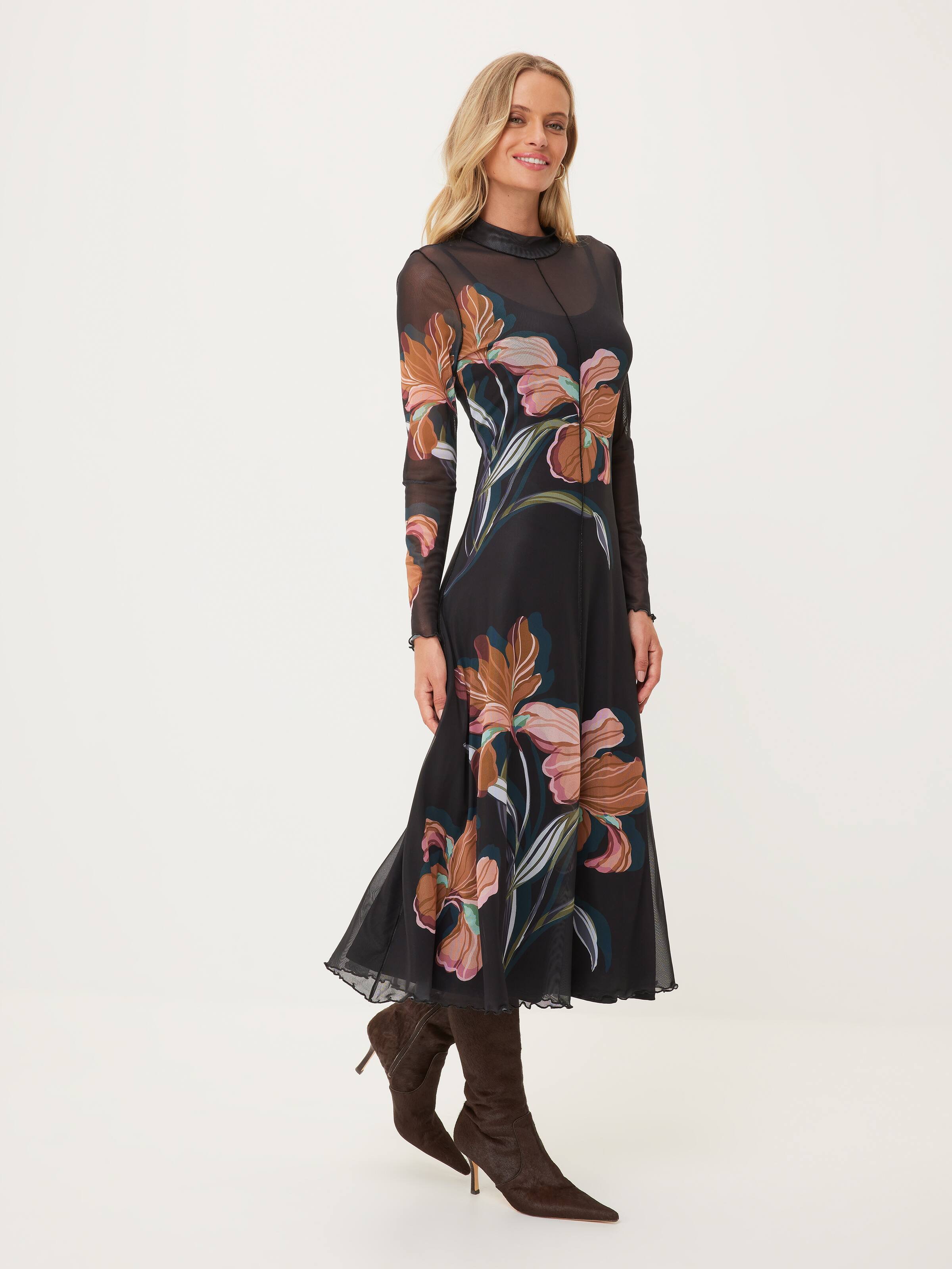 Isla Exposed Seam Jersey Dress