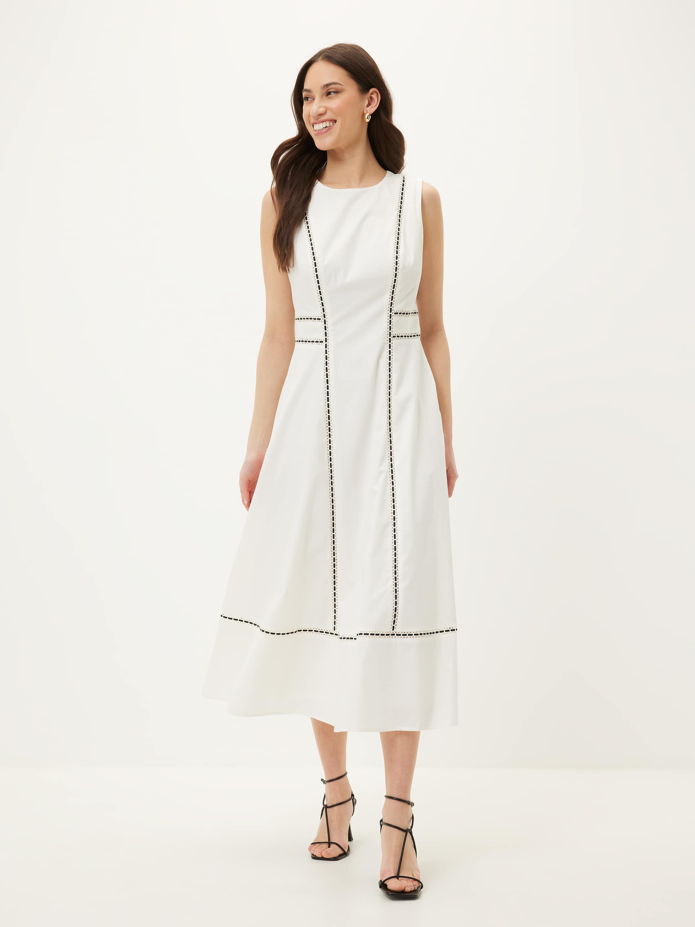 Tallulah Trim Midi Dress