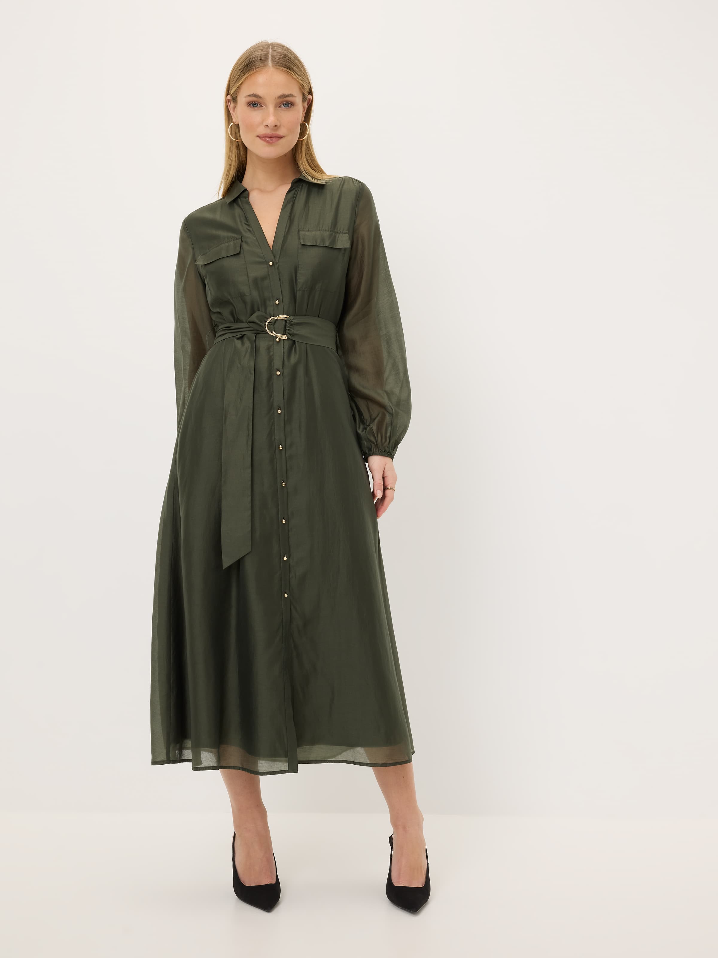 Monica Soft Shirt Dress