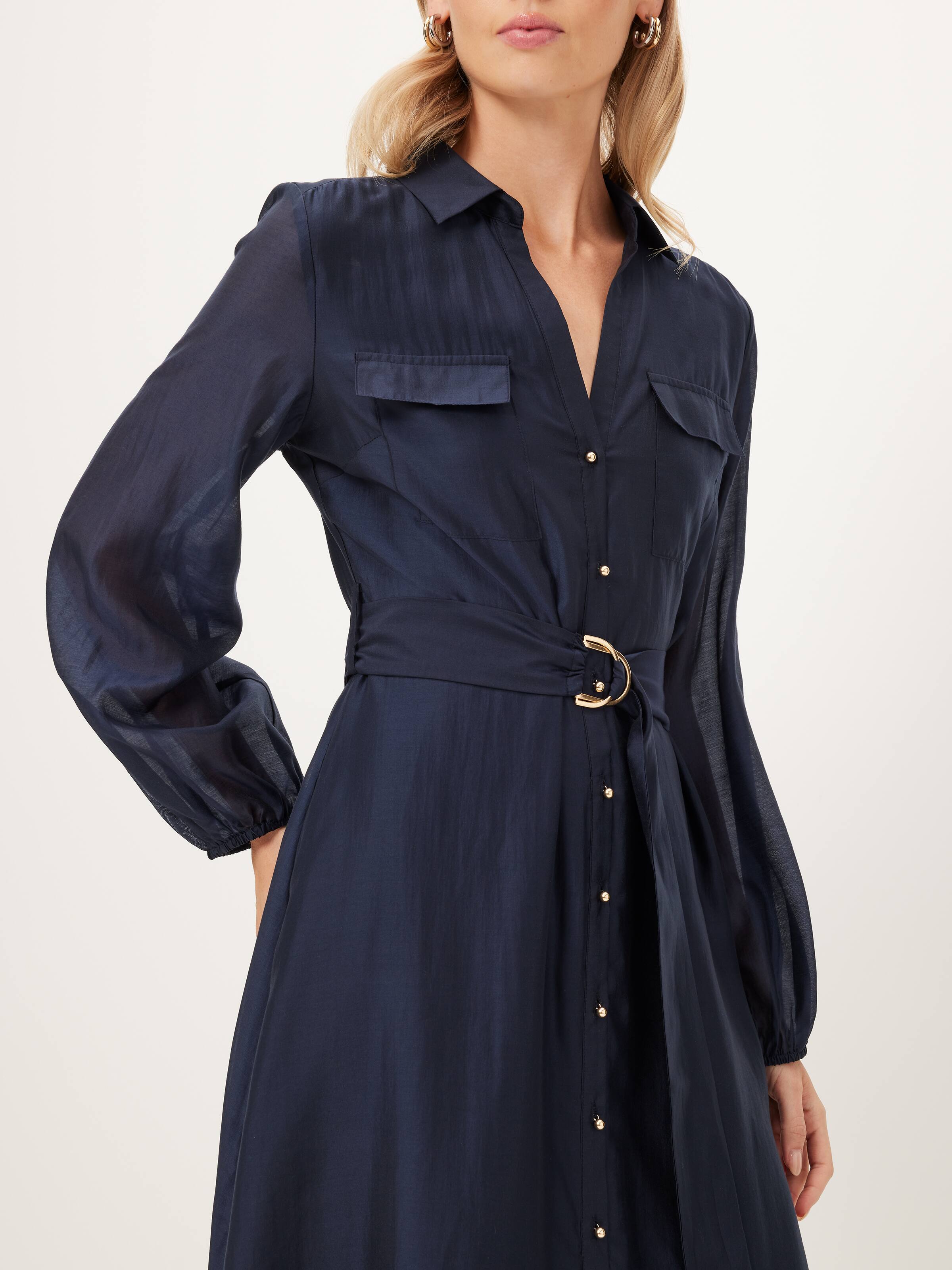Pippa Ruffle Midi Dress - Portmans Online