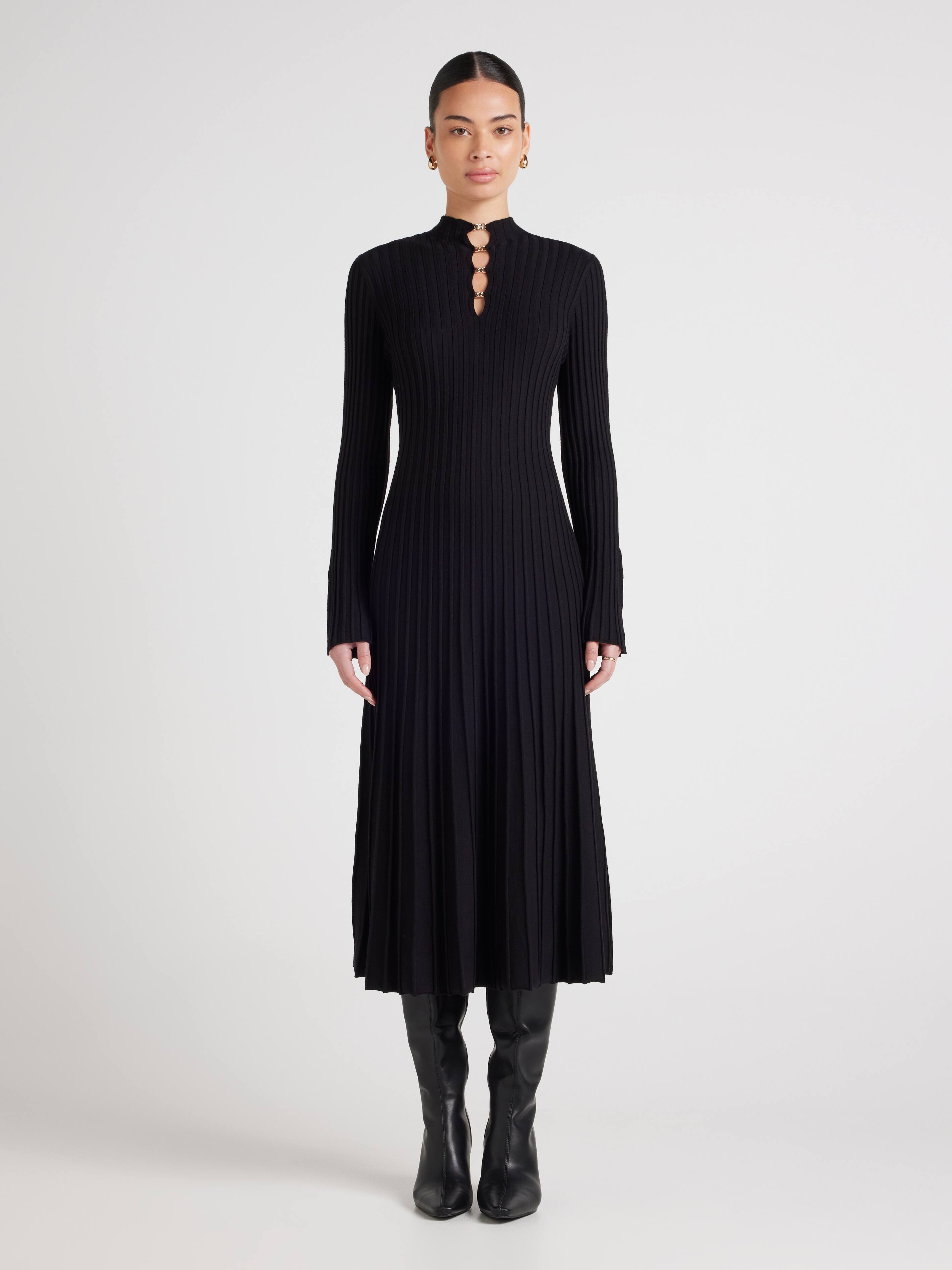 Cass Keyhole Knit Midi Dress