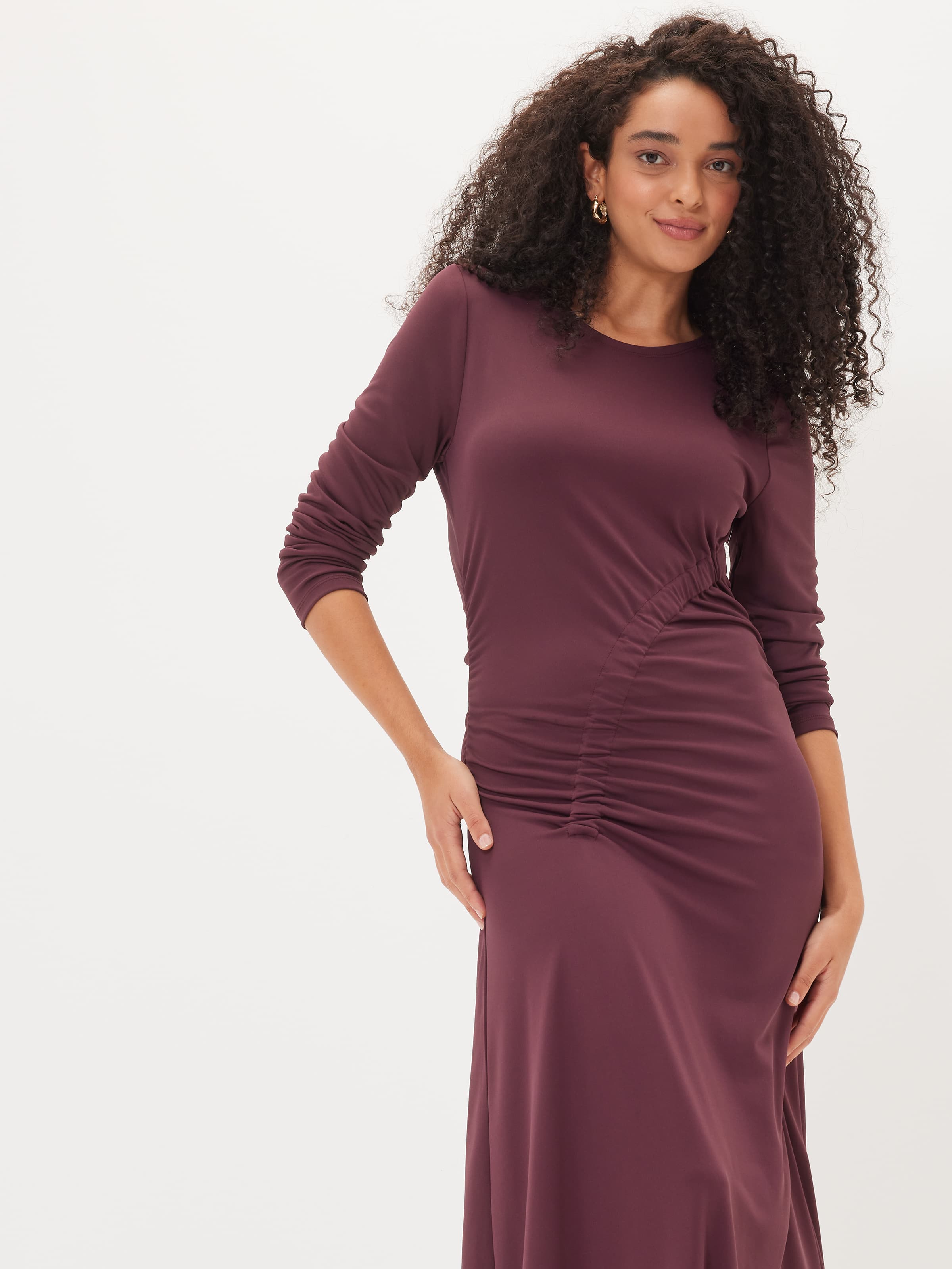 Eliza Long Sleeve Jersey Dress Portmans Online