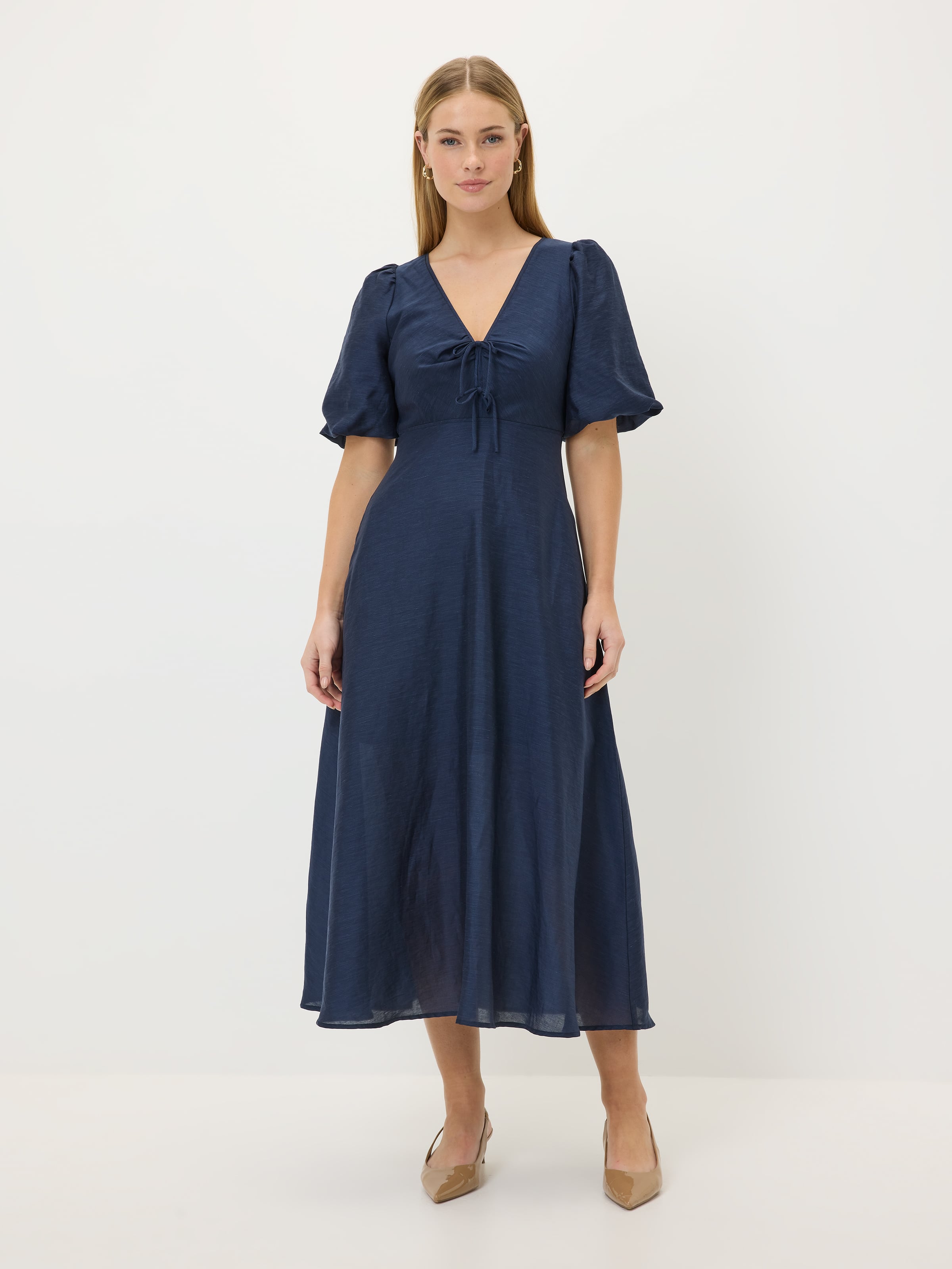 Brittany Bow Midi Dress