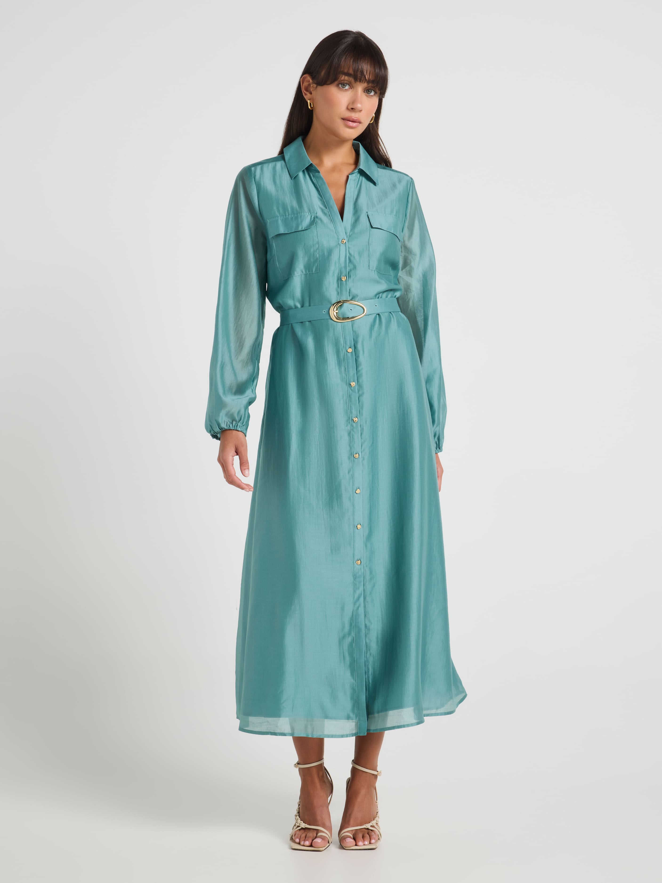 Monica Midi Shirt Dress