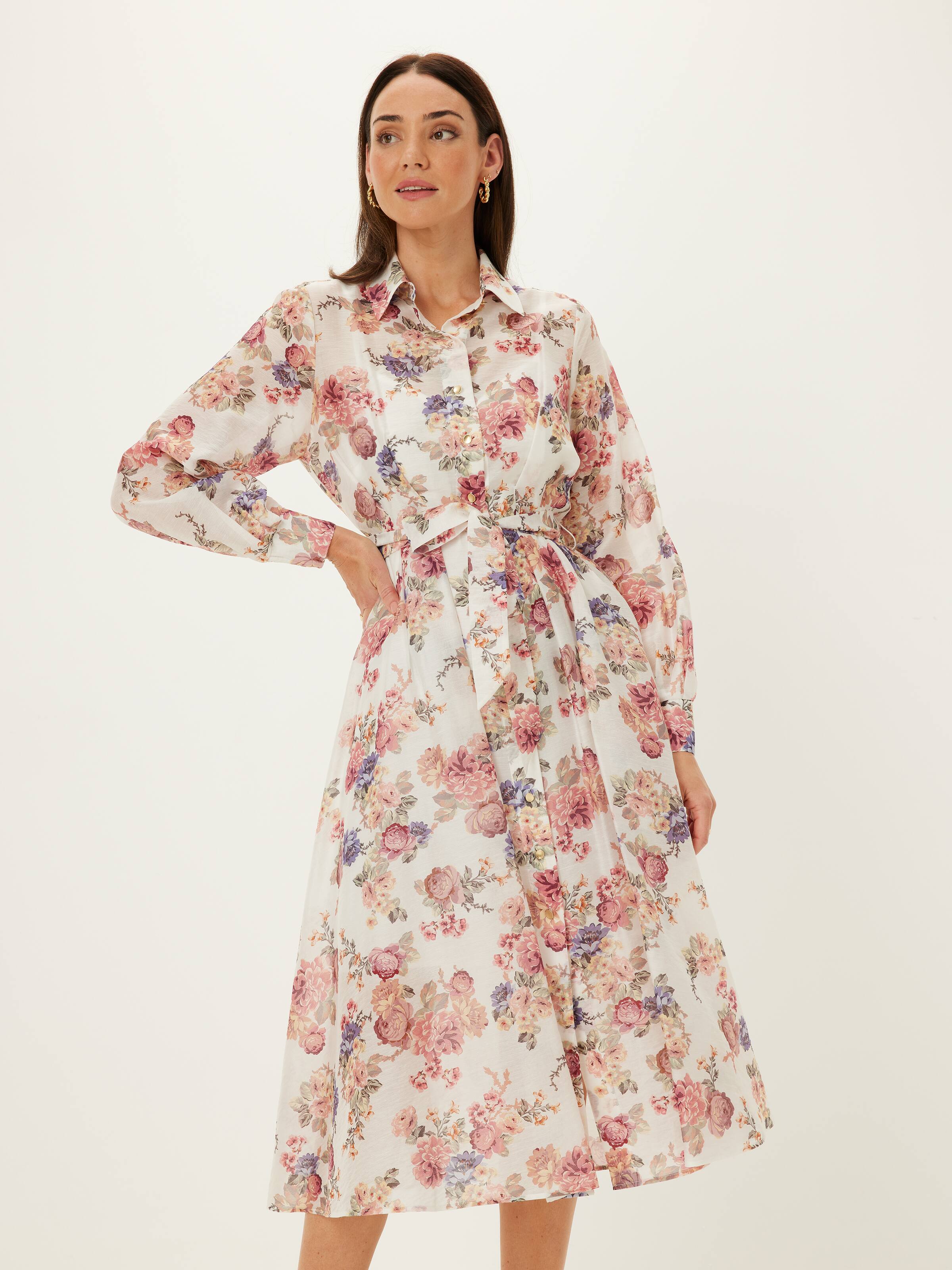 Kirsty Polished Shirt Dress