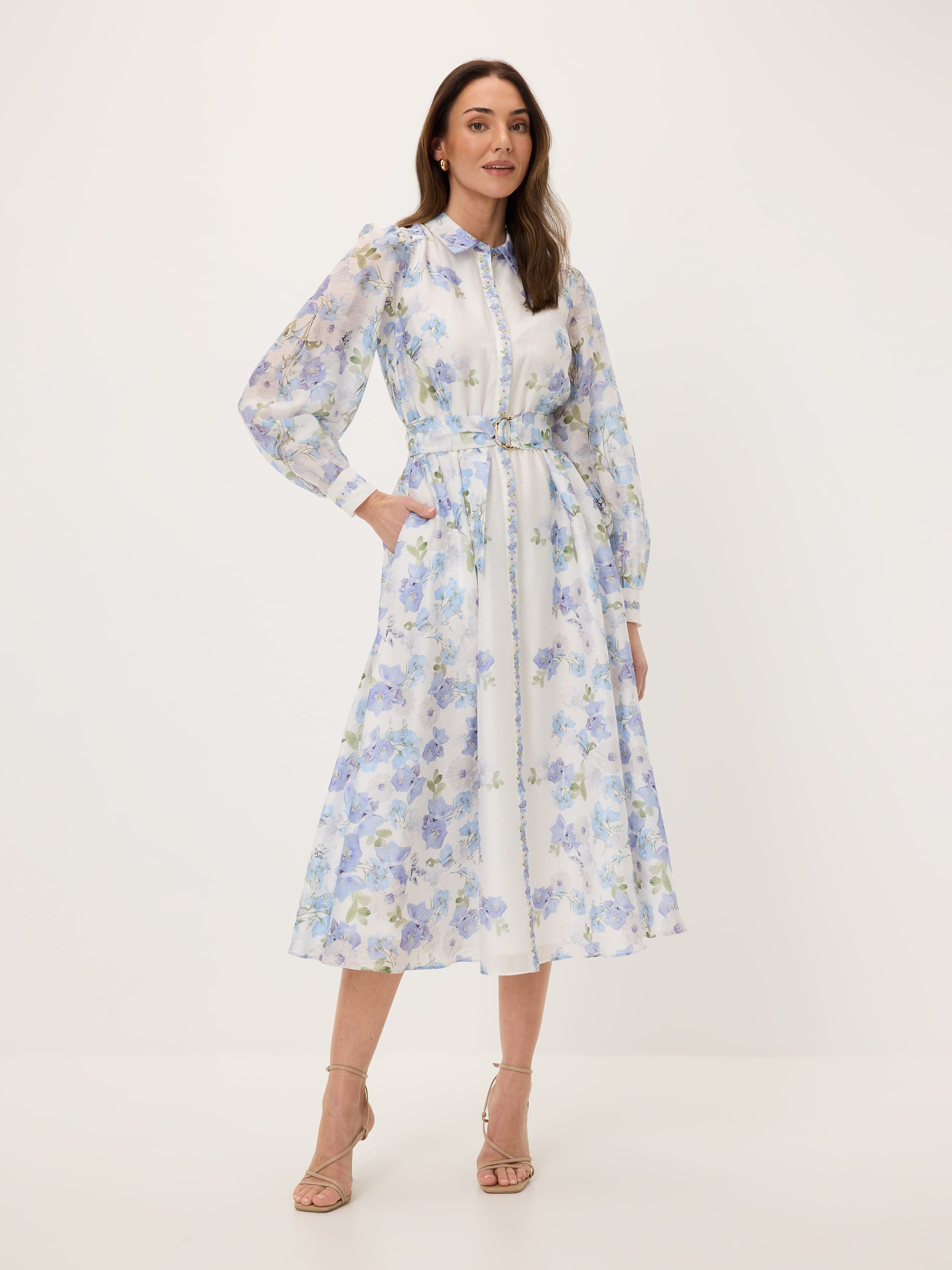 Aine Midi Shirt Dress