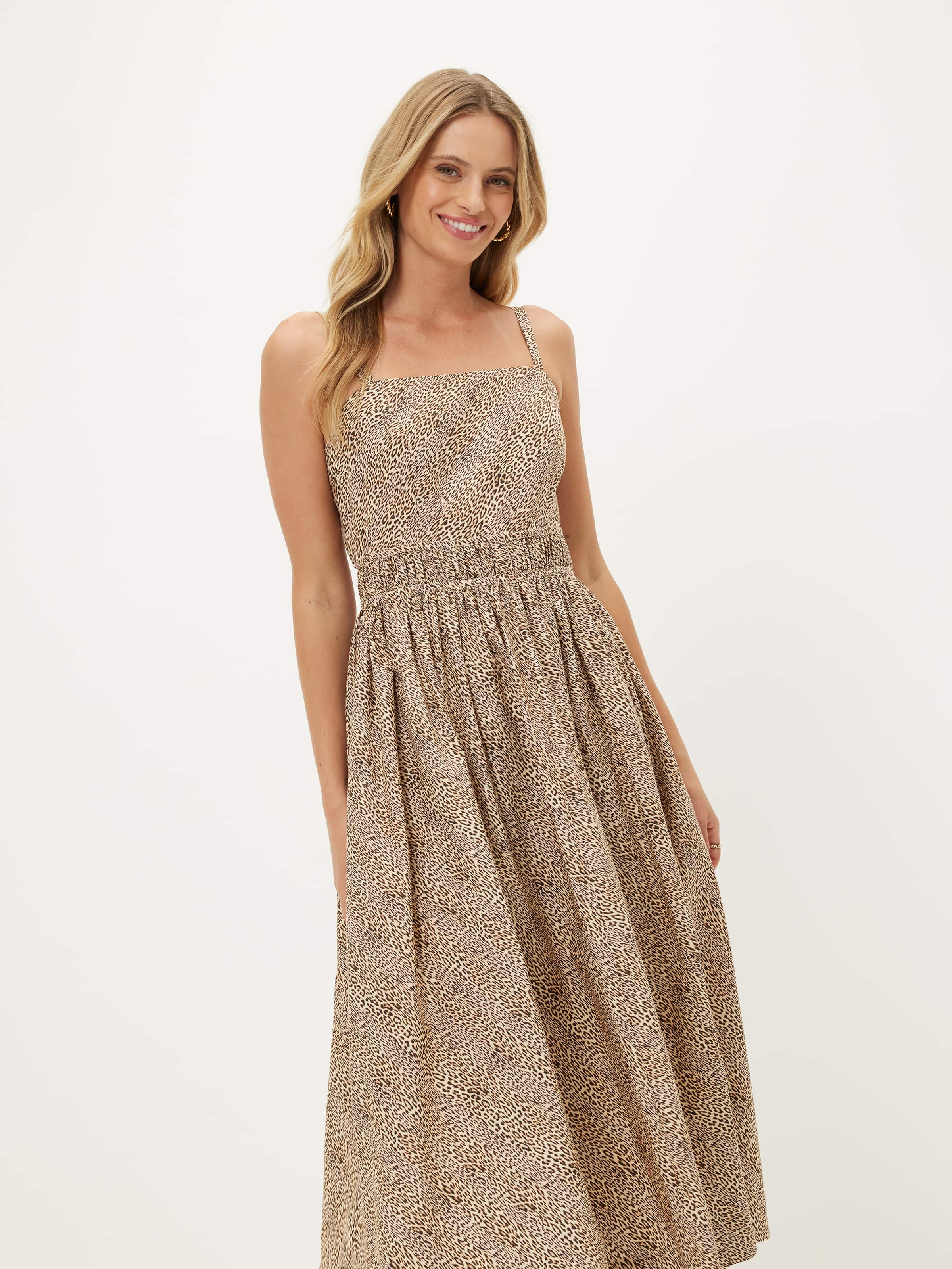 Brielle Strappy Midi Dress