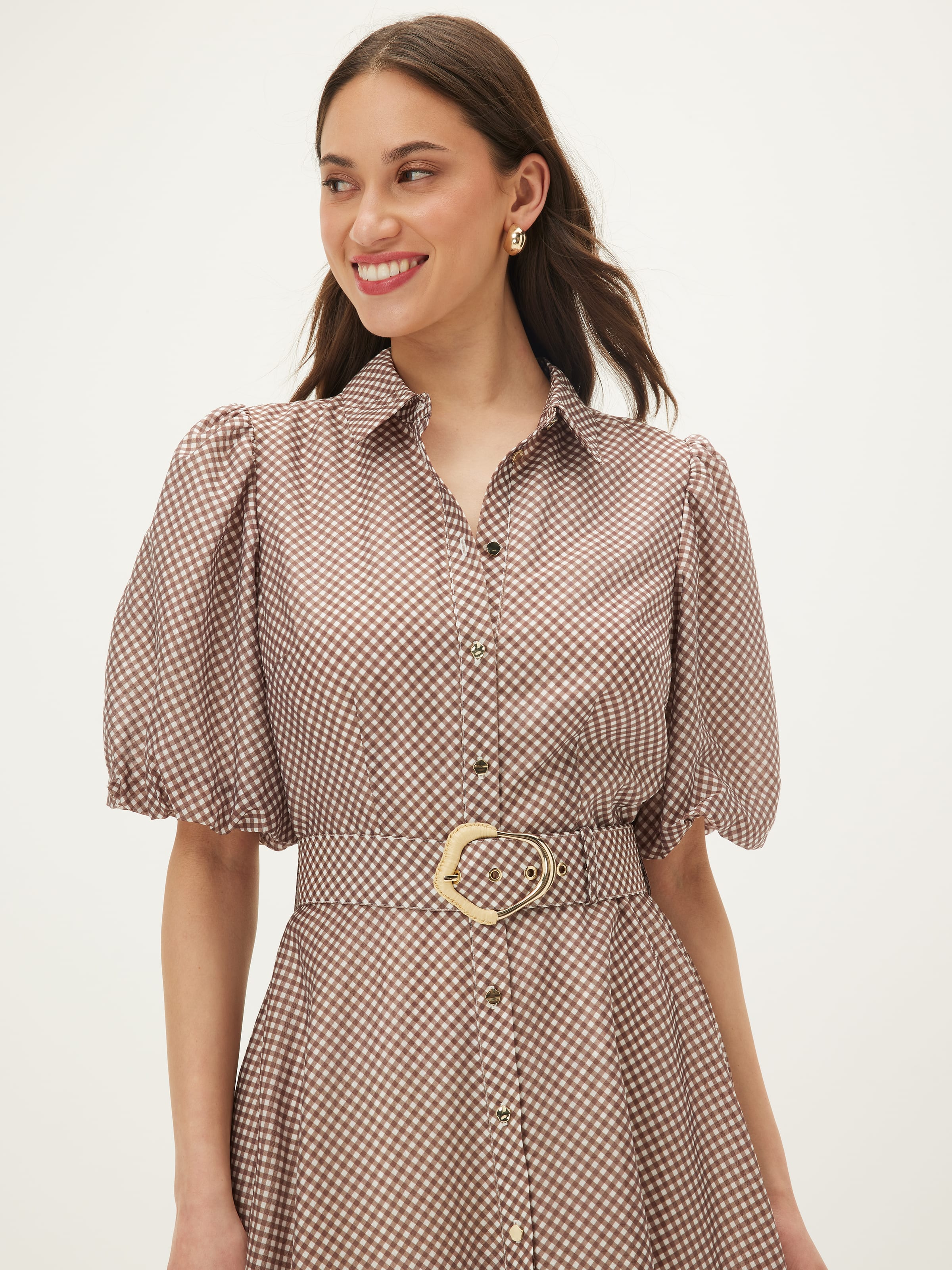 Stacy Check Shirt Dress