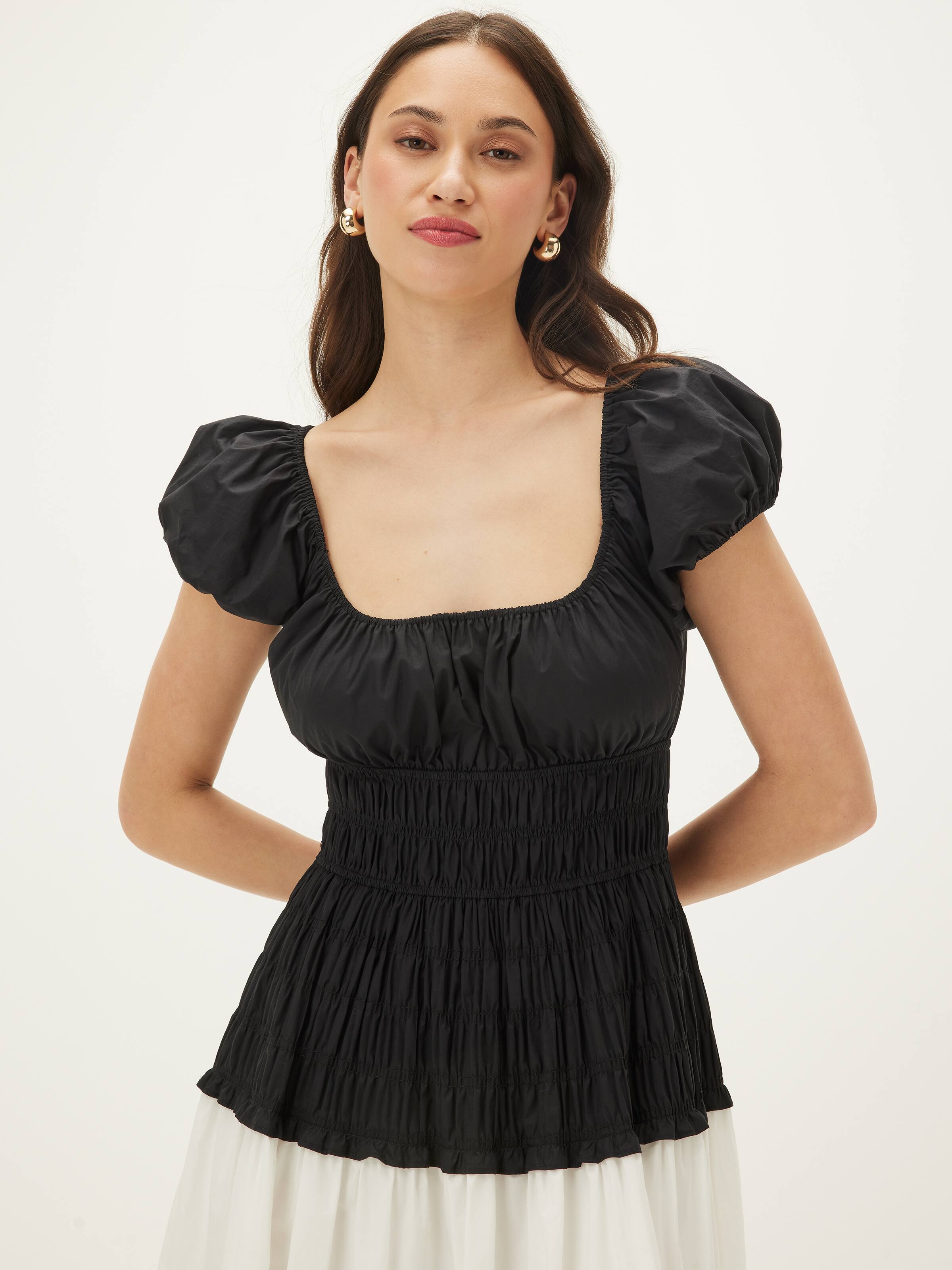 Iris Ruched Midi Dress