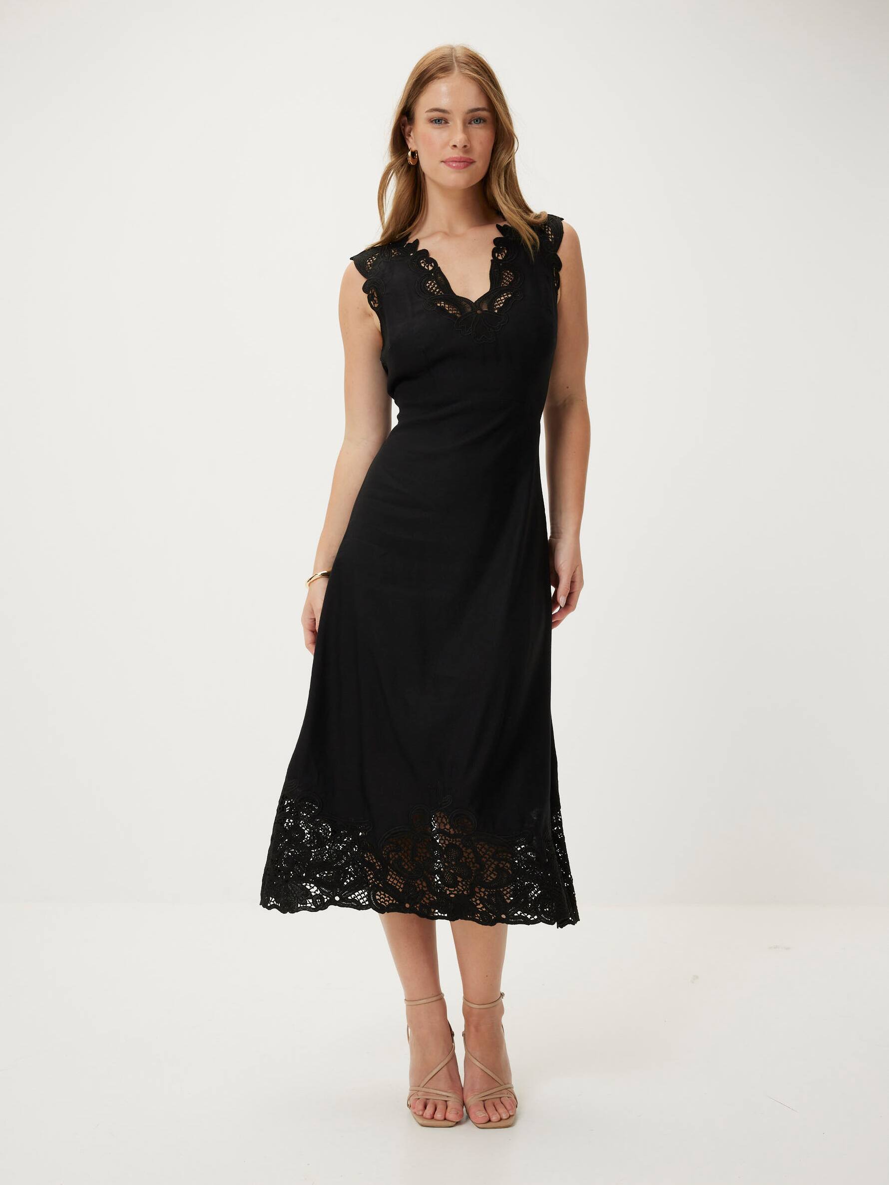 Ursula Cutwork Midi Dress