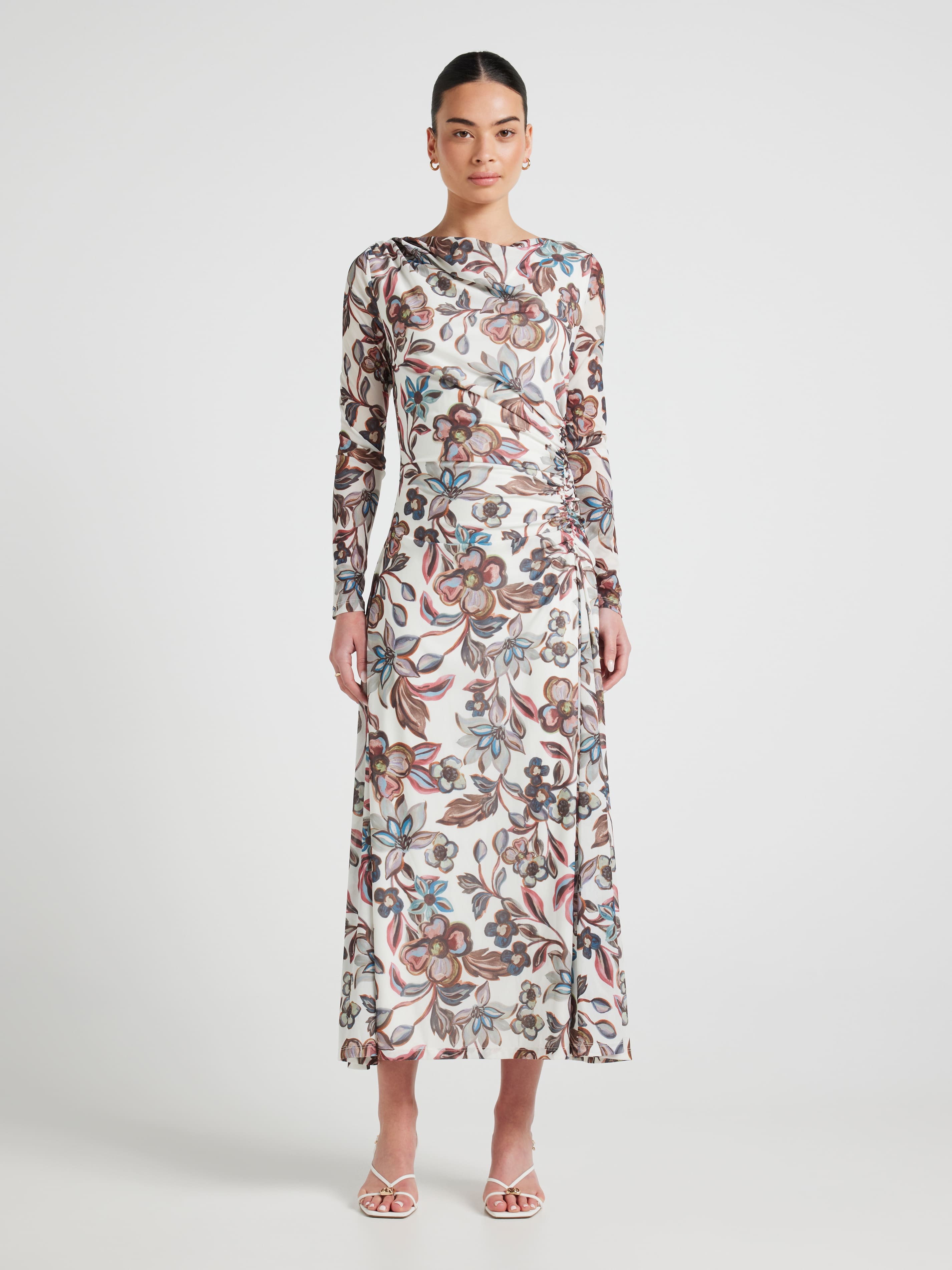Coco Long Sleeve Mesh Dress