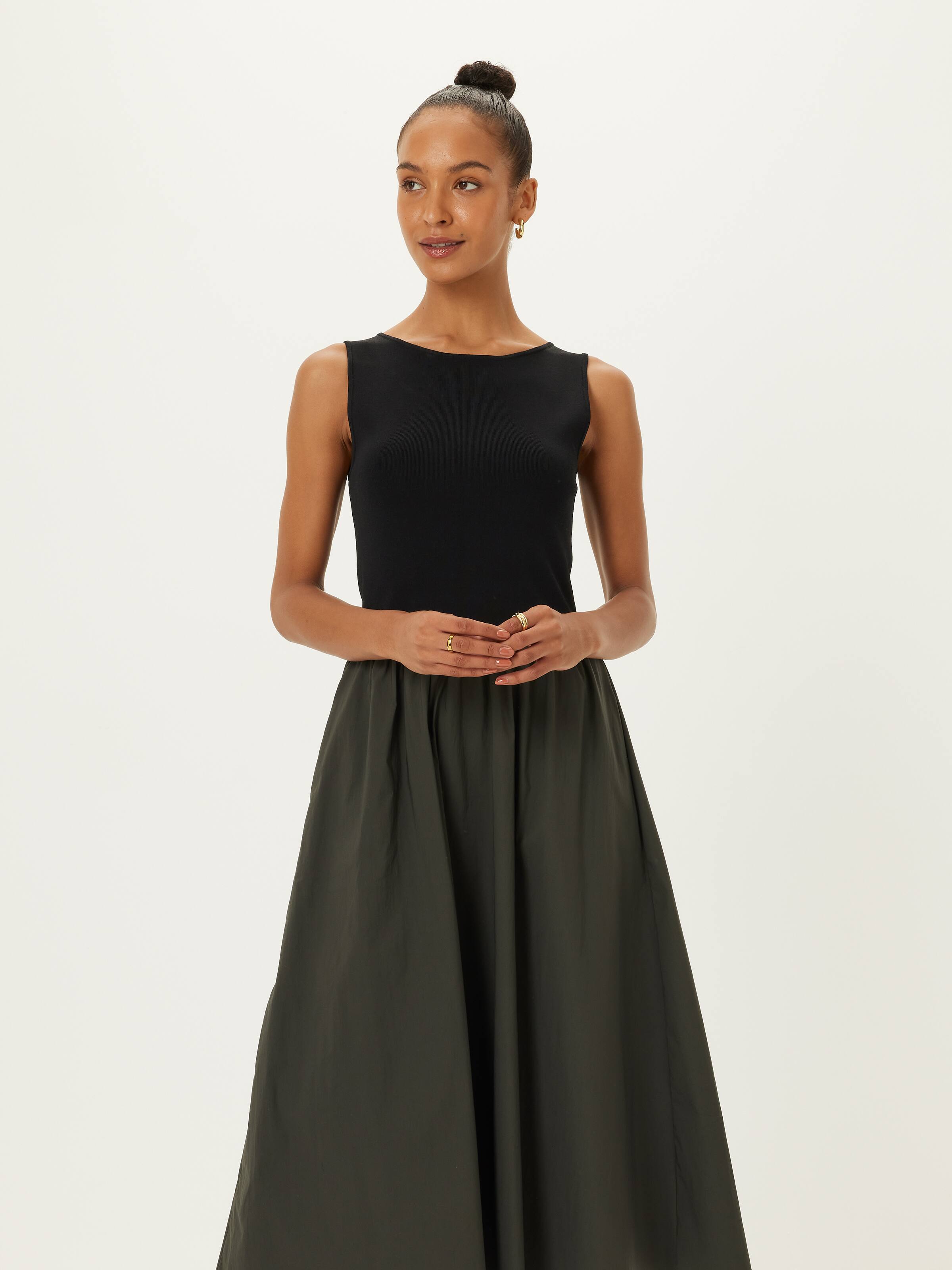 Sasha Mixed Media Dress