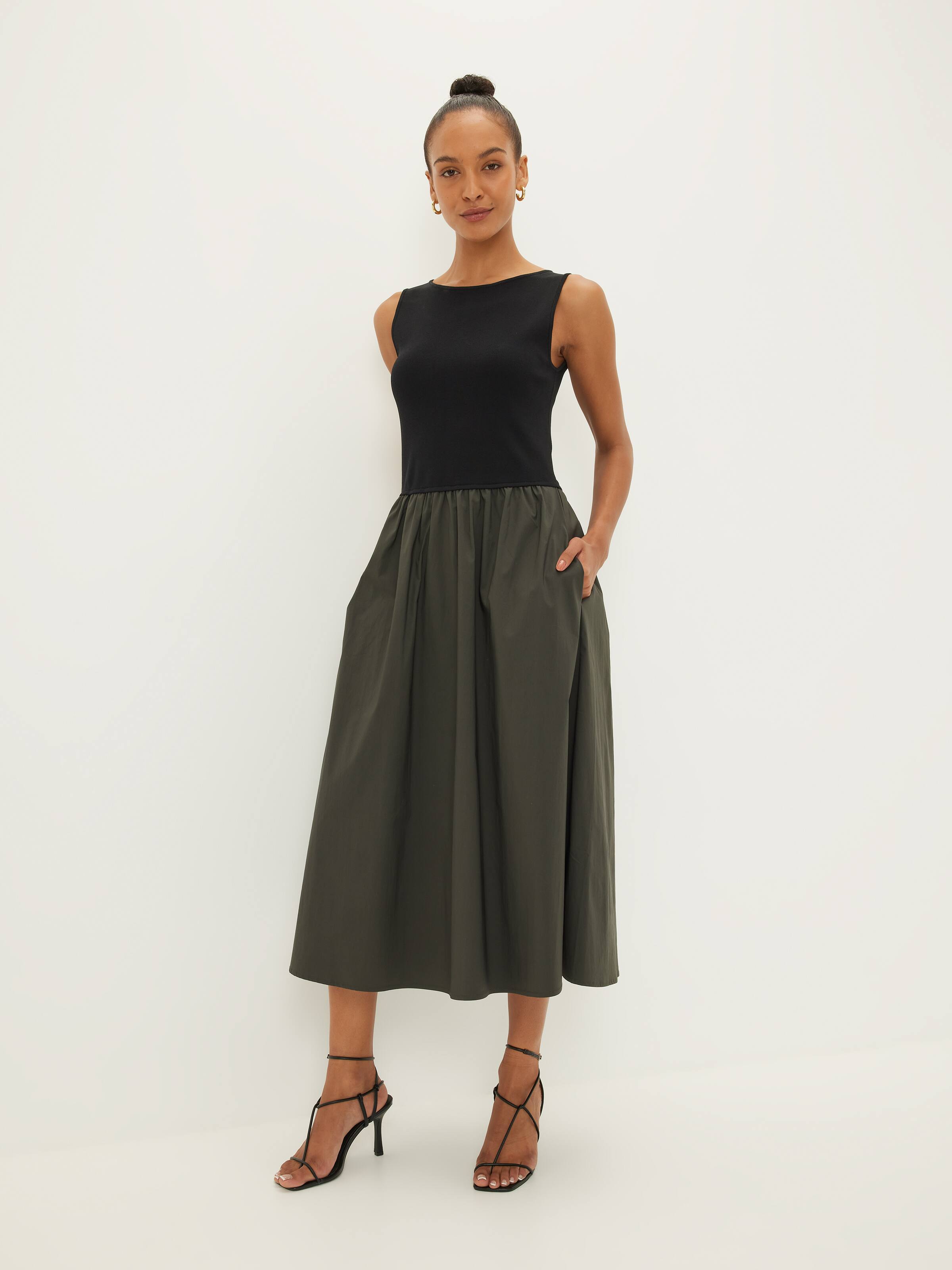 Sasha Mixed Media Dress
