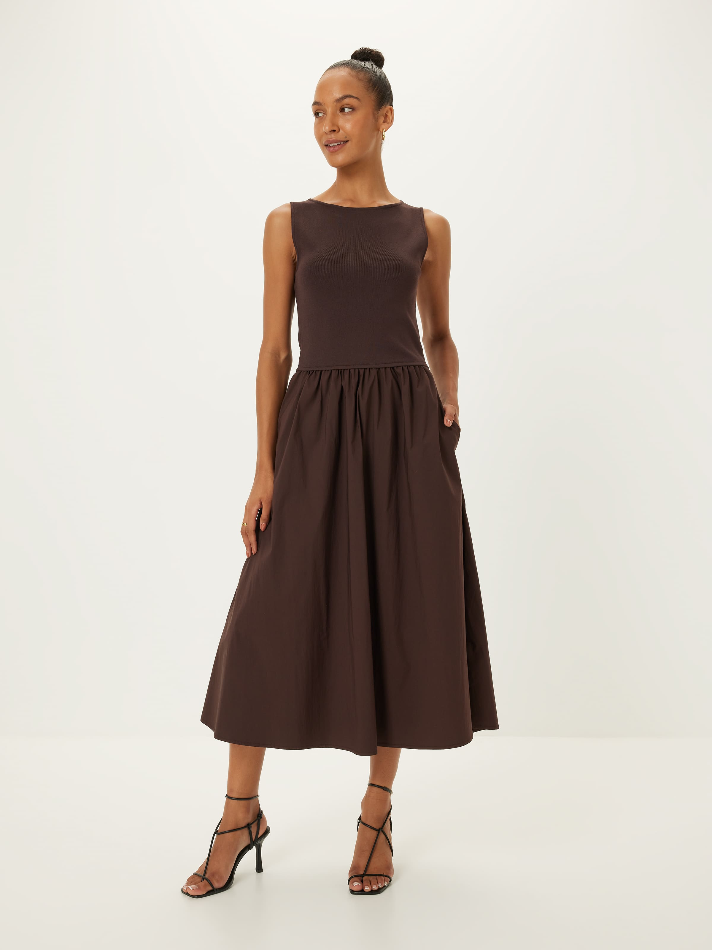 Sasha Mixed Media Dress