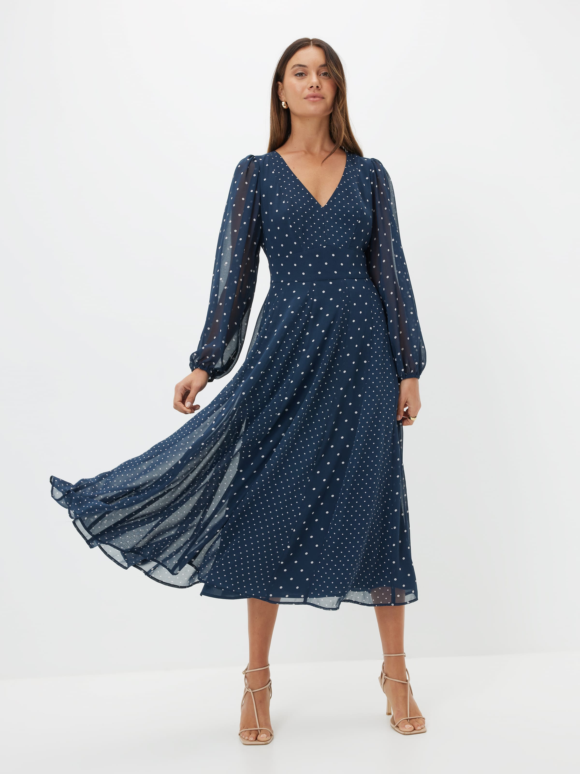 Tia Midi Spliced Dress